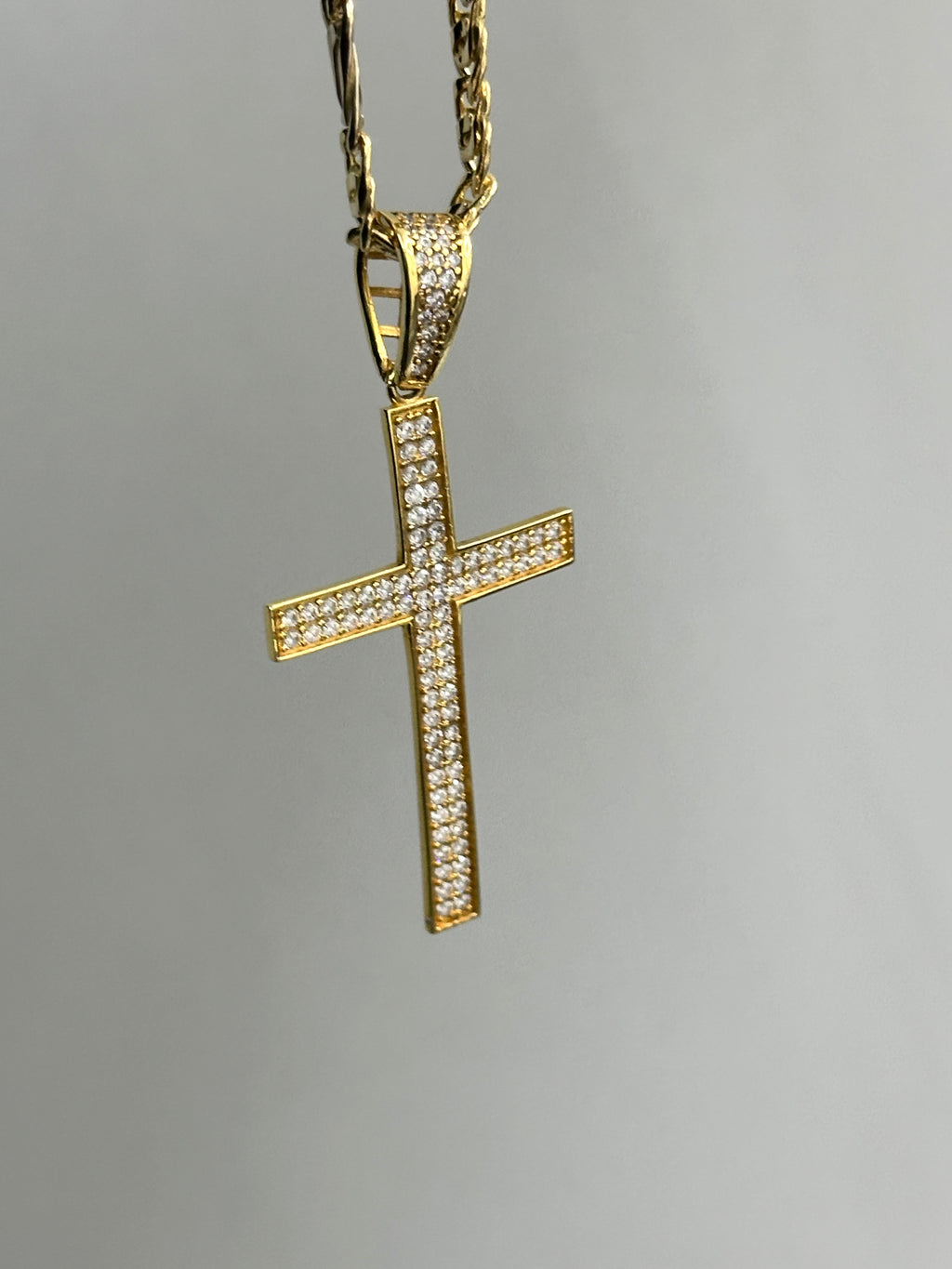 COLLANA ORO 18KT CON CROCIFISSO