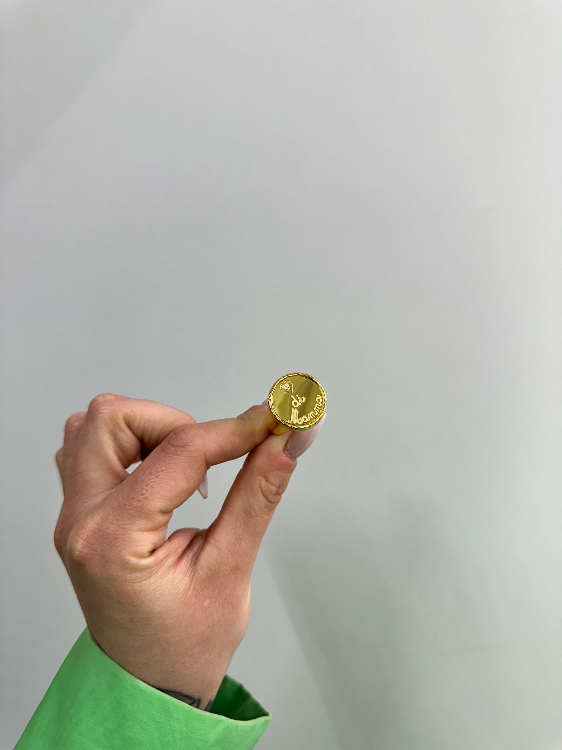 ANELLO CUORE DI MAMMA ARGENTO 925