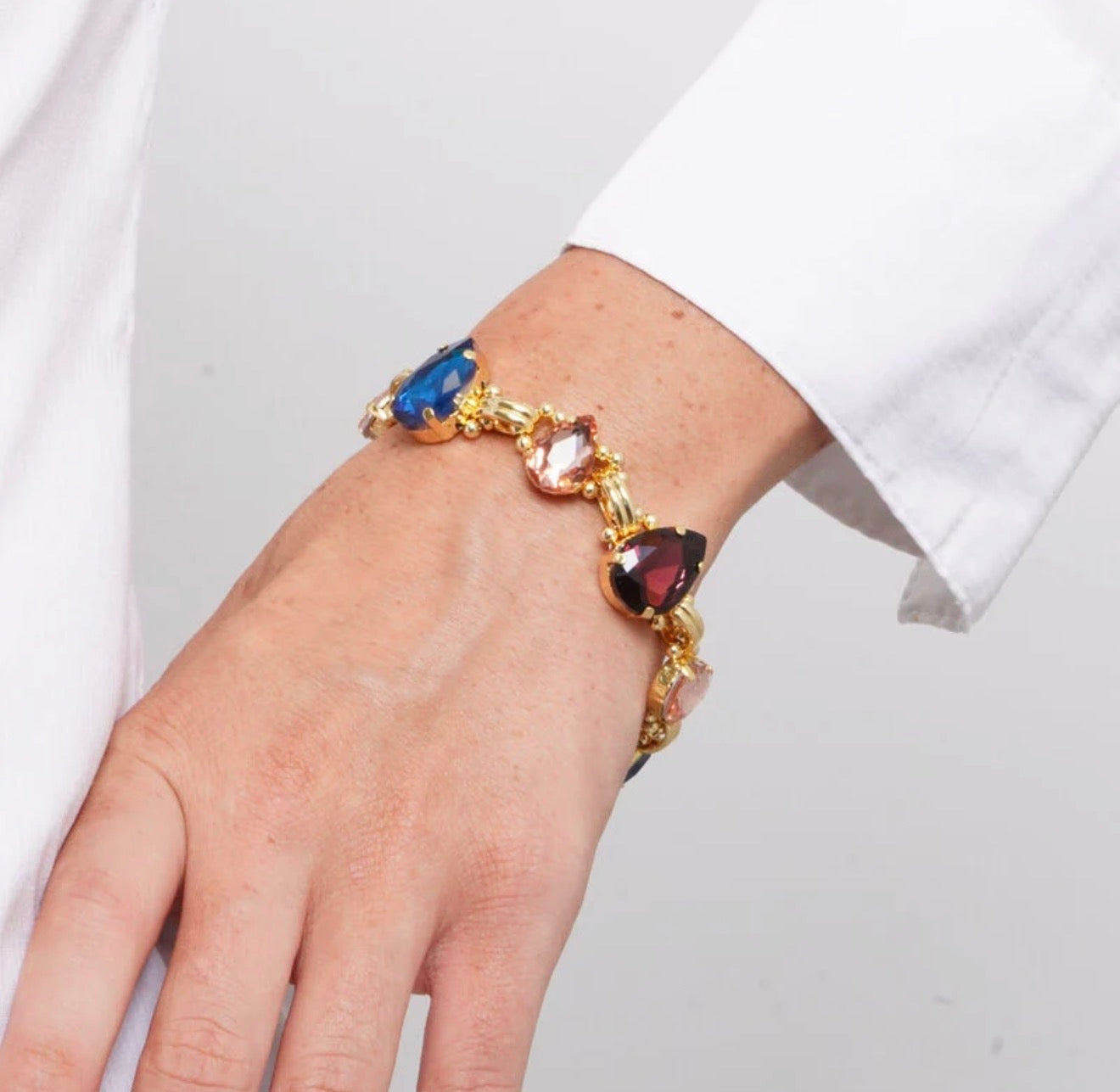 BRACCIALE AMO VENEZIA CRISTALLI COLORATI