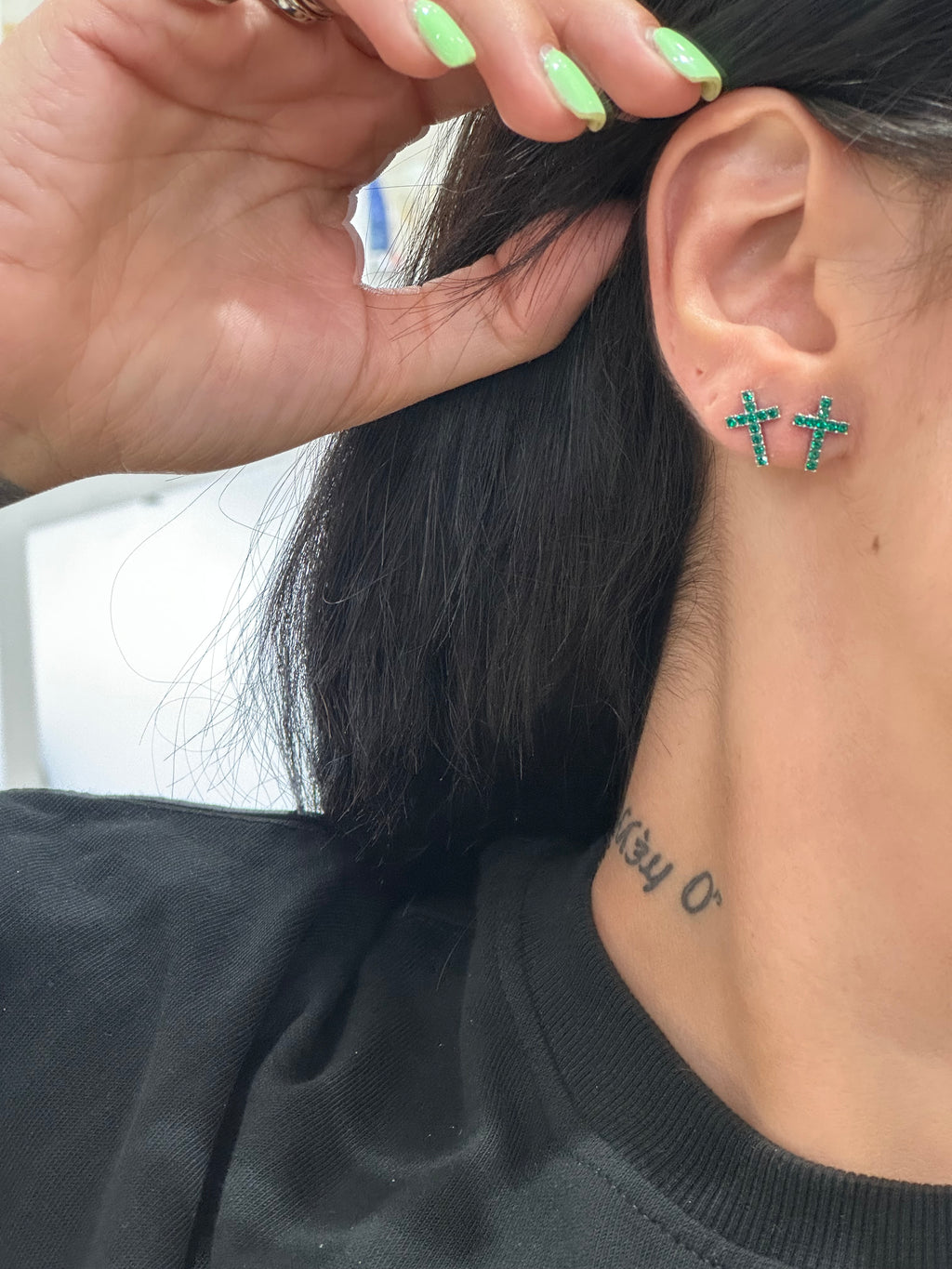 ORECCHINI DAZZLY VERDI S'AGAPO