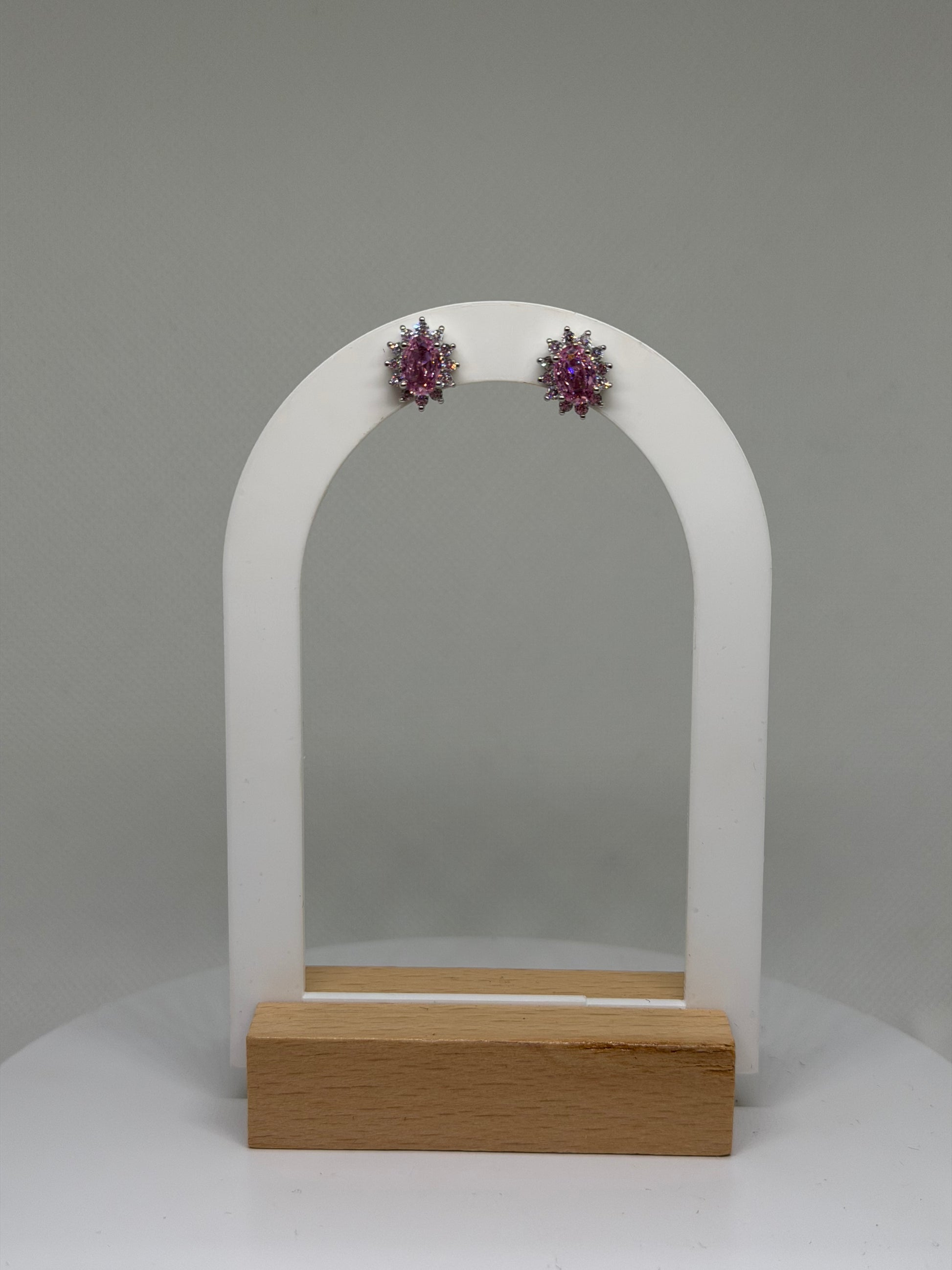 ORECCHINI KATE ROSA ARGENTO 925