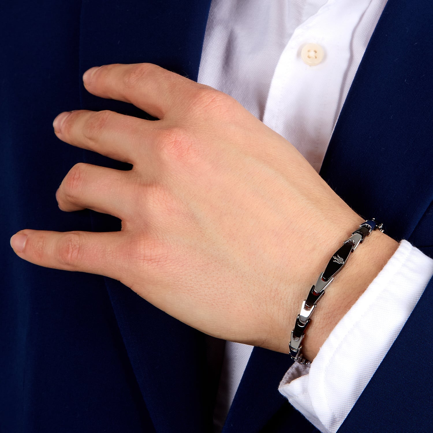 BRACCIALE MASERATI ICONIC BLACK