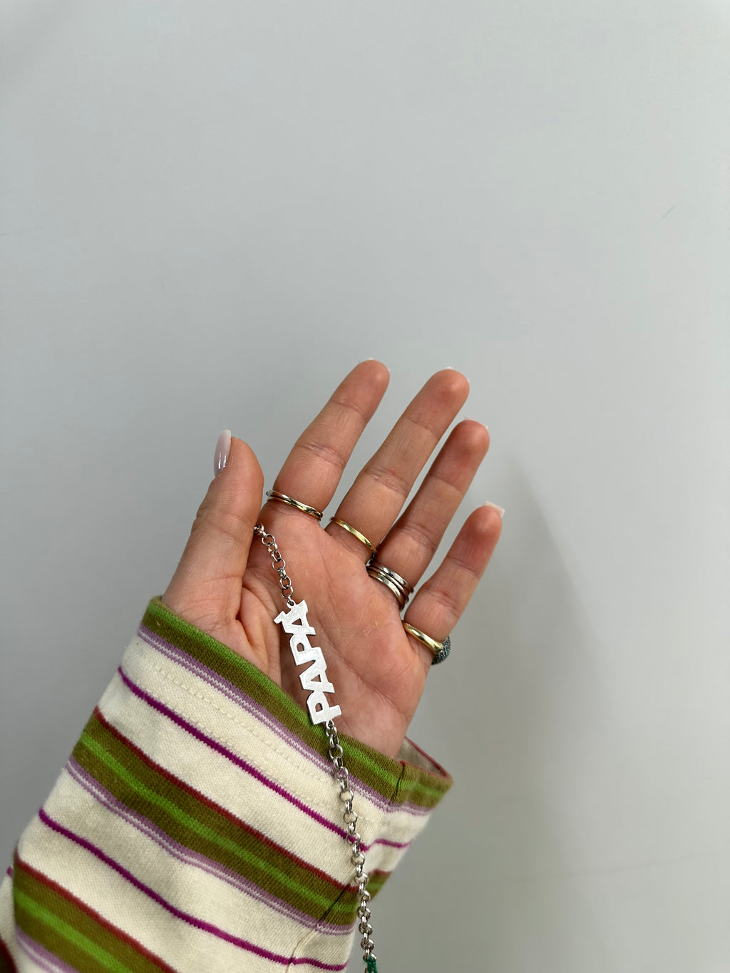 BRACCIALE PAPÀ ARGENTO 925