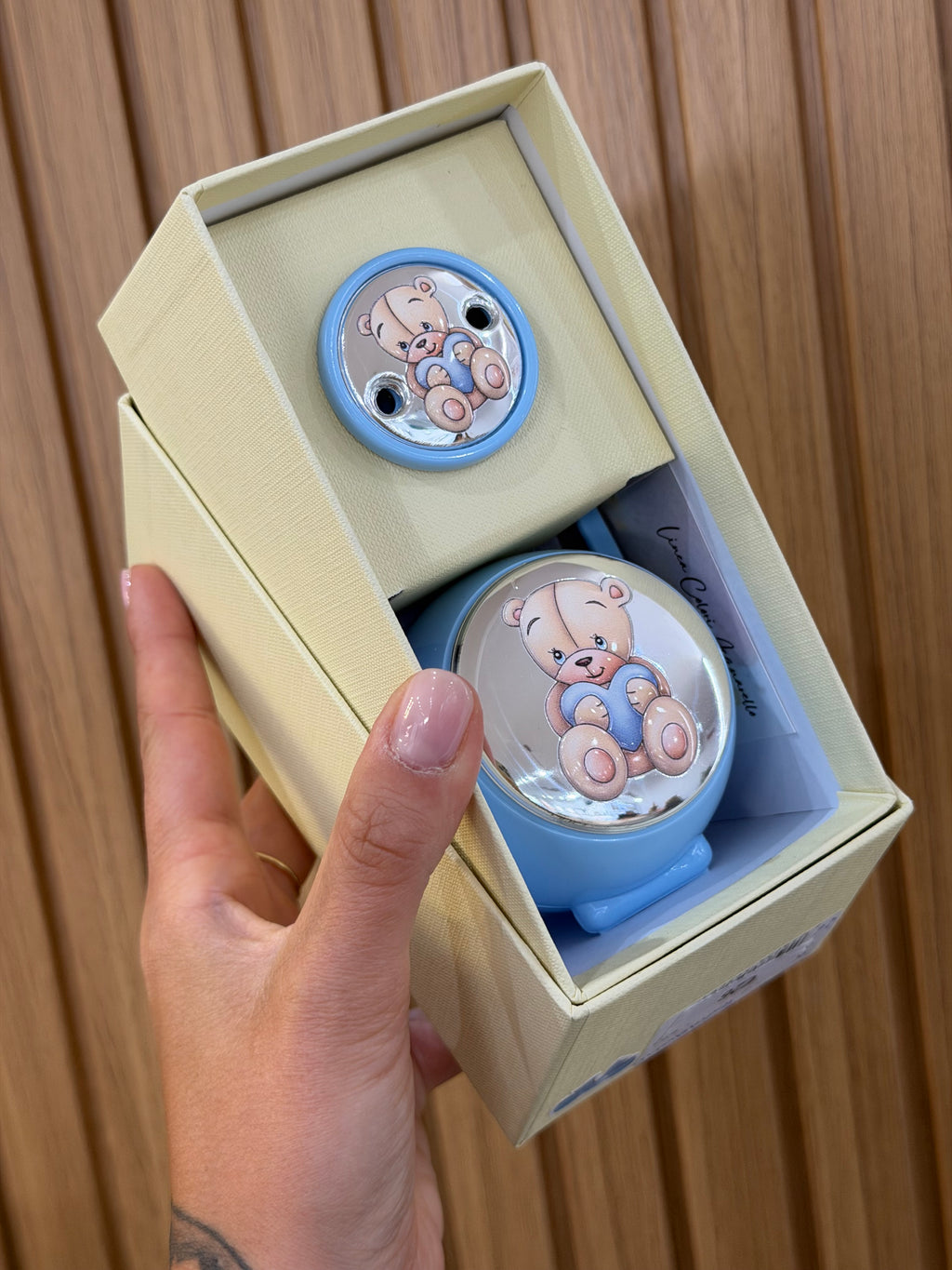 SET PORTA CIUCCIO ORSO CON CUORE