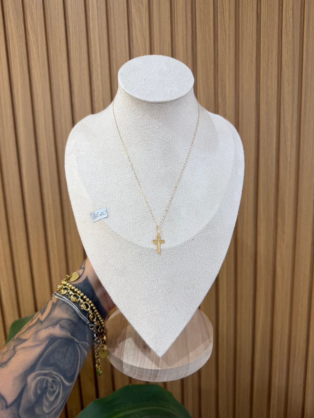 COLLANA ORO 18KT CON CROCE CLASSIC