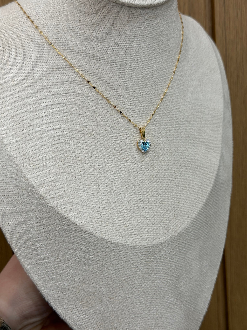 COLLANA CUORICINO ORO 18KT CON SPECCHIATA