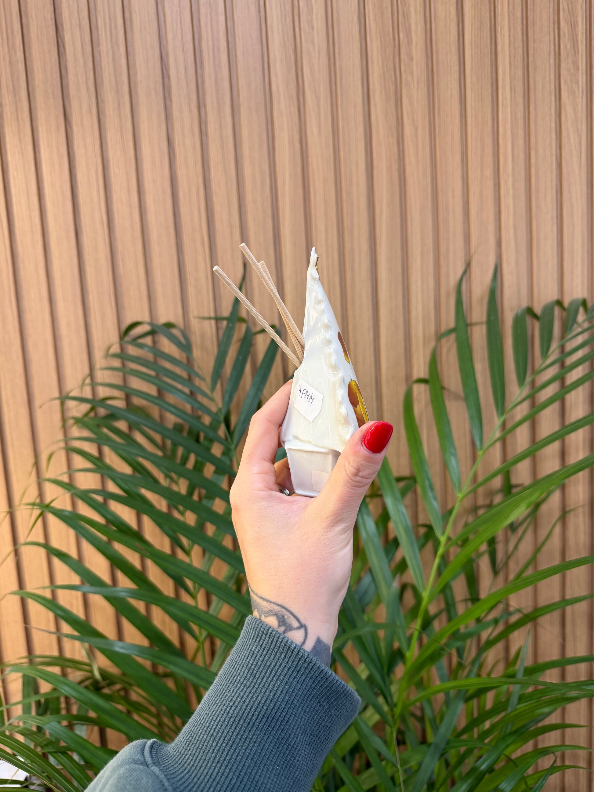 ALBERO PROFUMATORE PANETTONE CERAMICA DI CAPODIMONTE