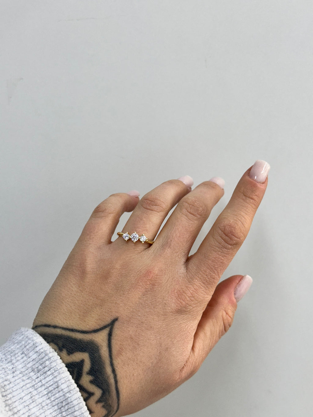 ANELLO TRILOGY CONTRARIÈ ORO 18KT
