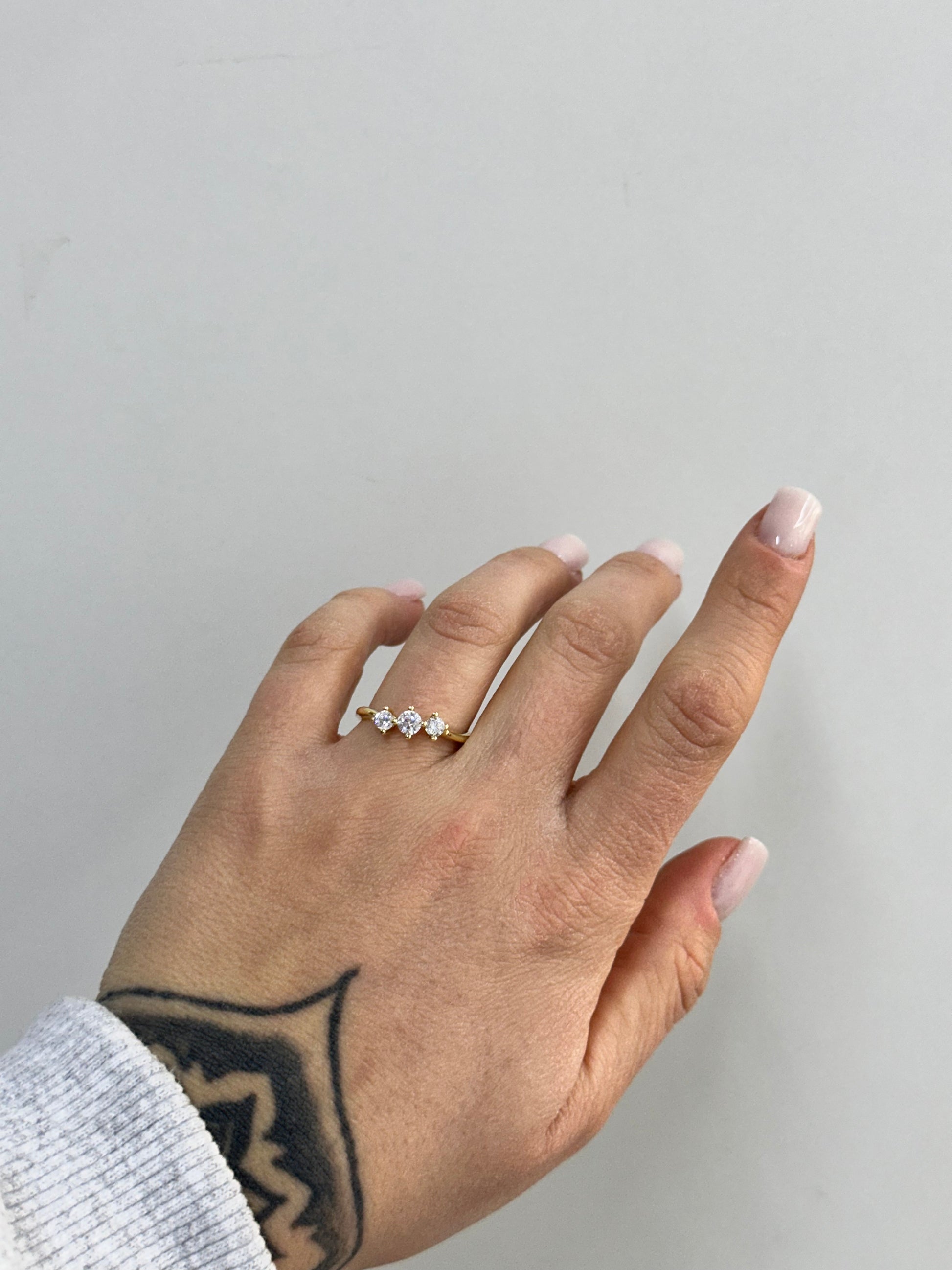 ANELLO TRILOGY CONTRARIÈ ORO 18KT