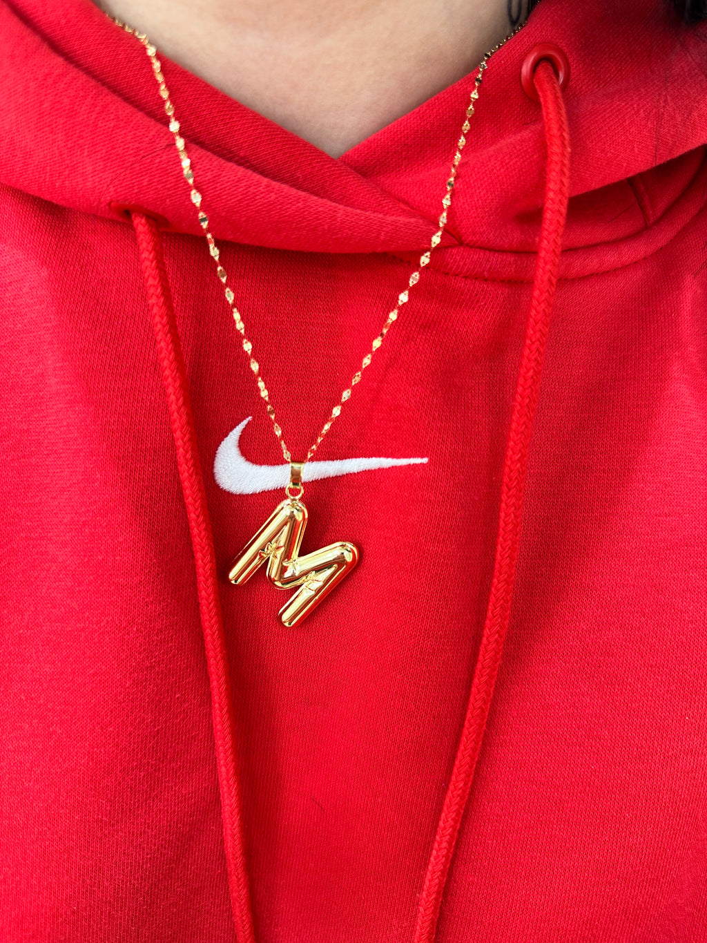 COLLANA INIZIALE M ORO 18KT