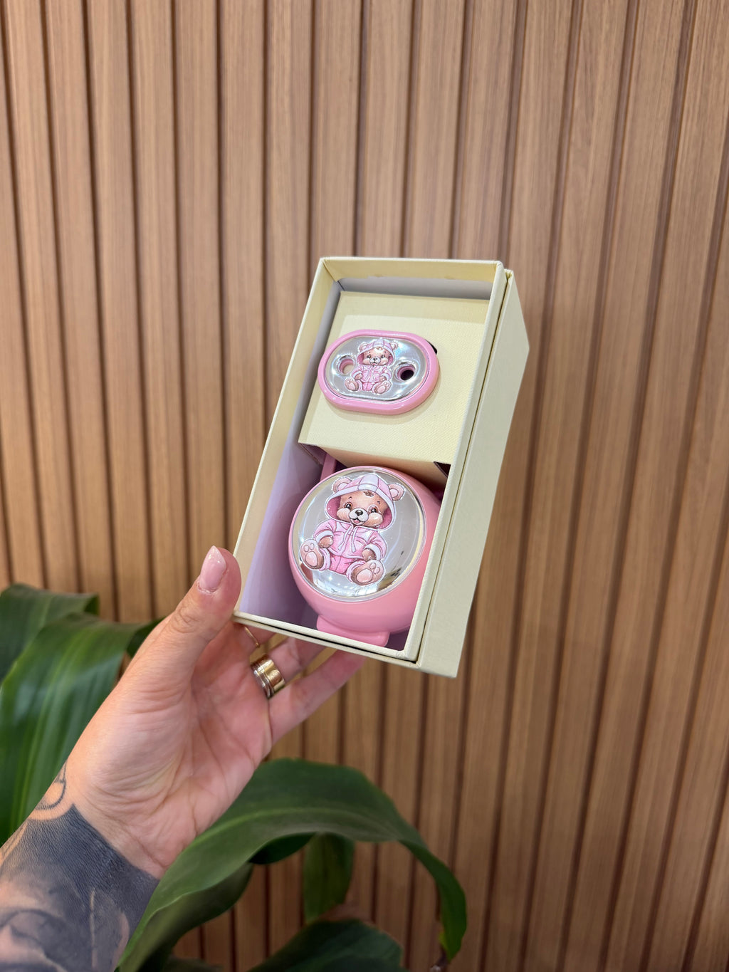 SET PORTA CIUCCIO ORSETTO ROSA