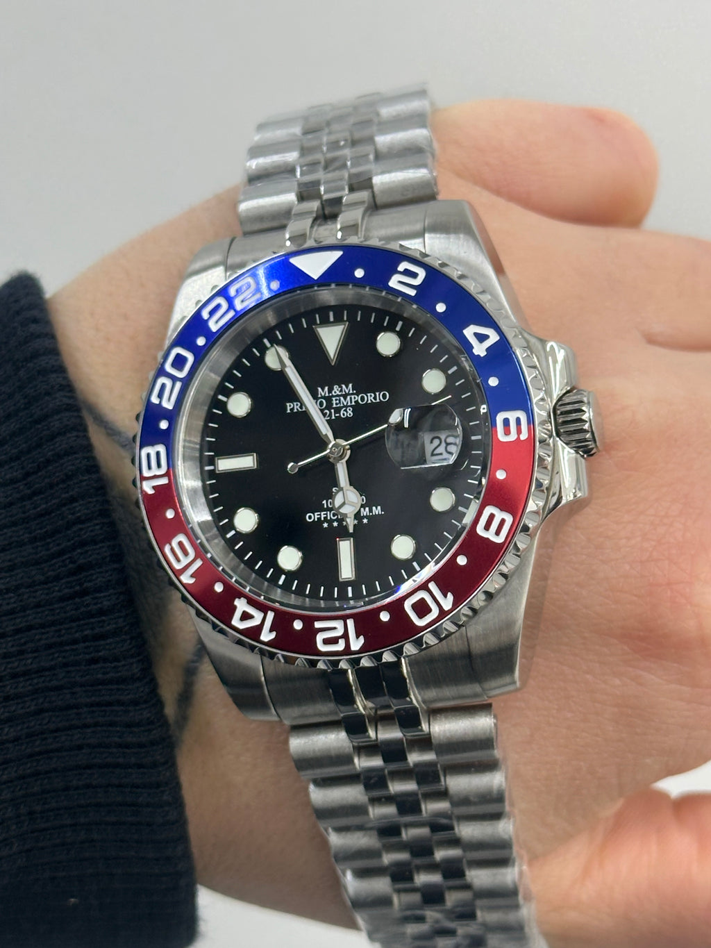 OROLOGIO PRIMO EMPORIO BLU E ROSSO