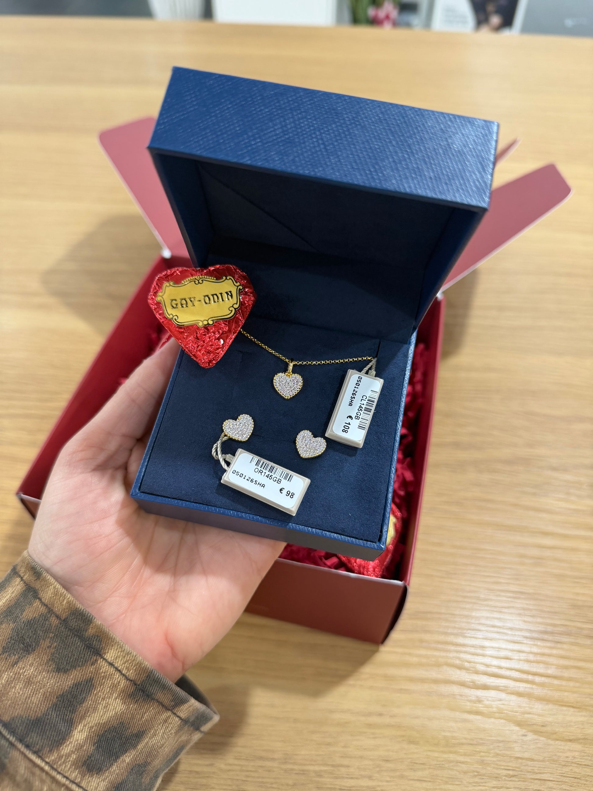 BOX SOGNI CON COMPLETO MINI HEART GAY-ODIN