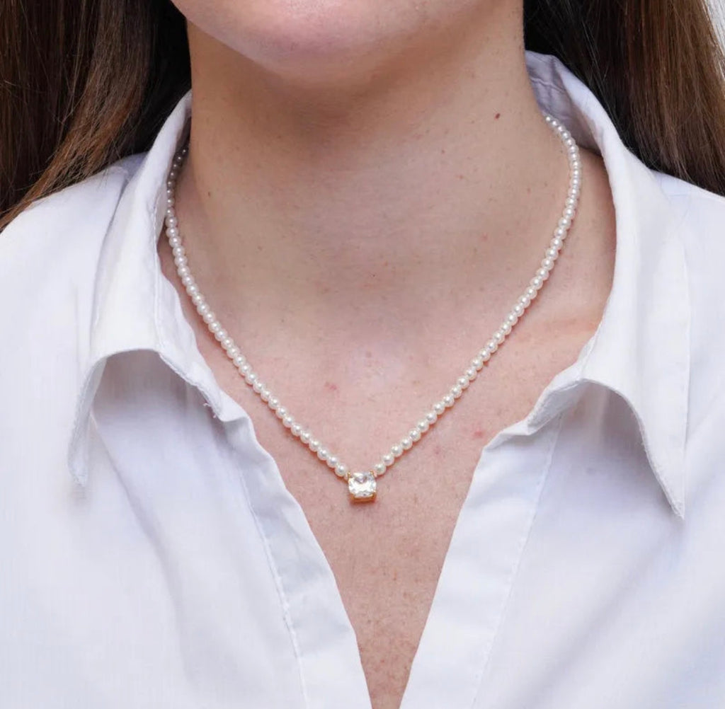 COLLANA AMO VENEZIA PERLE E CRISTALLO