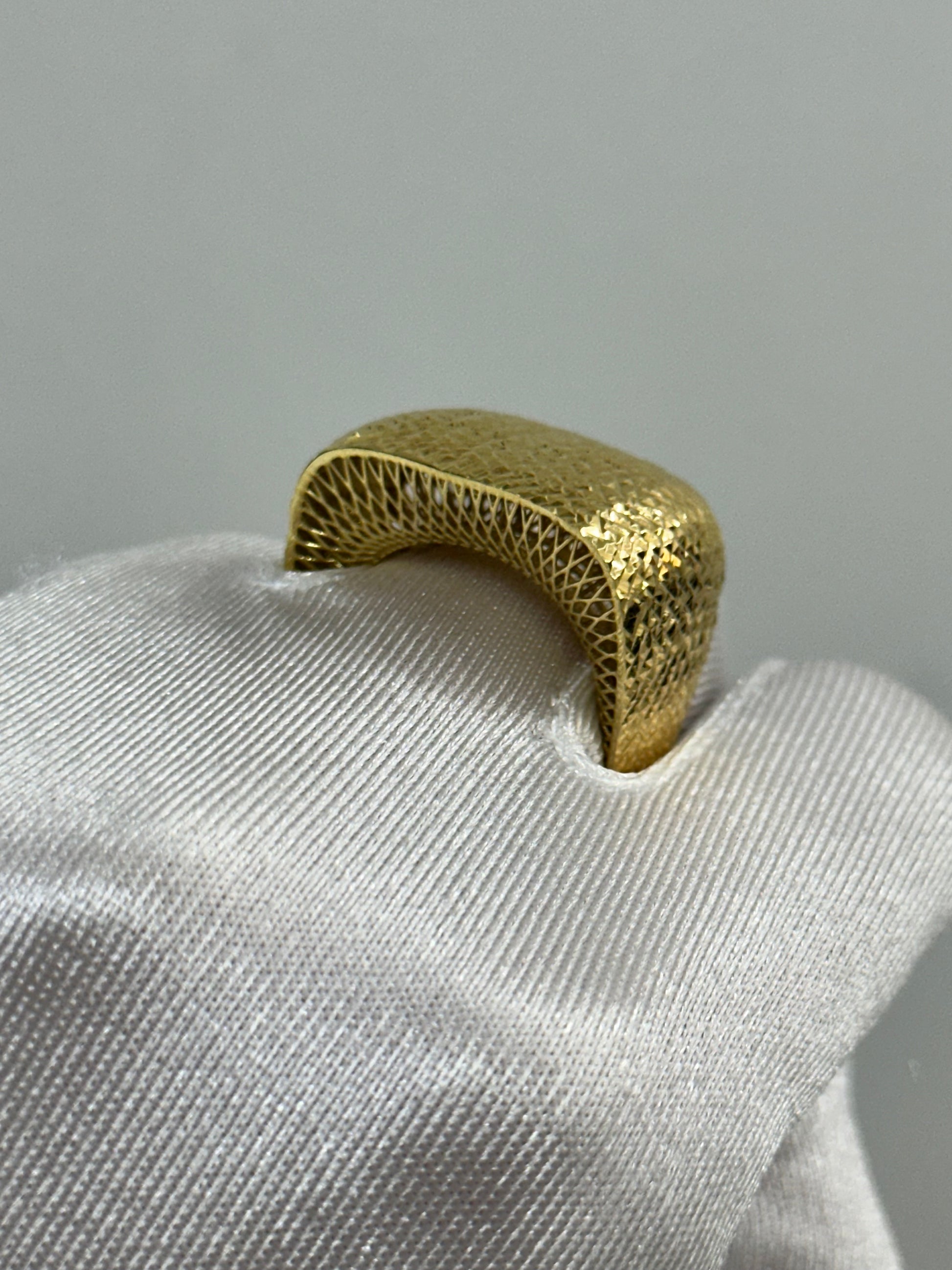 ANELLO ORO 18KT ELETTROFORMATO