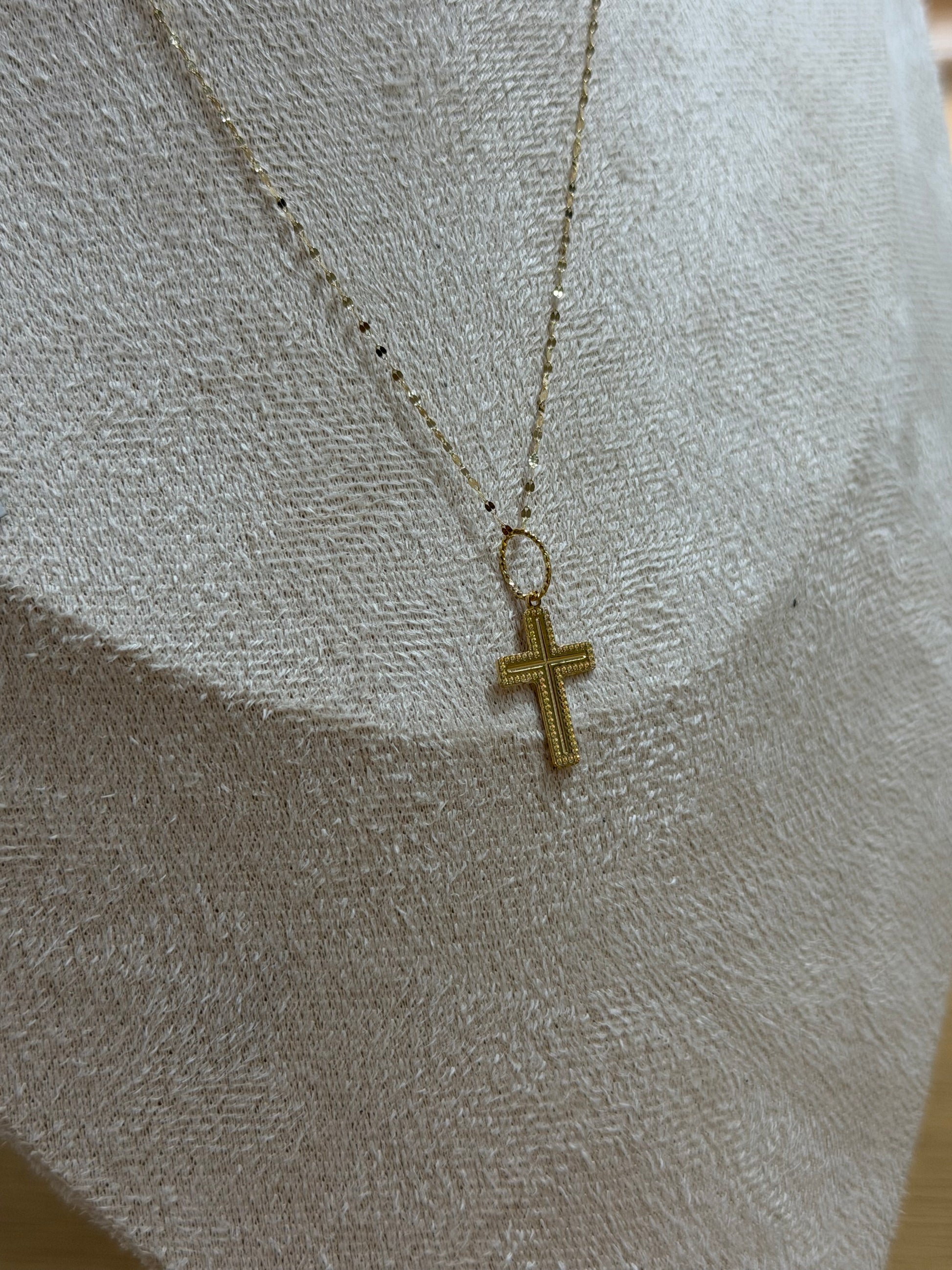 COLLANA ORO 18KT CON CROCE CLASSIC