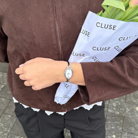 OROLOGIO CLUSE OVALE SILVER