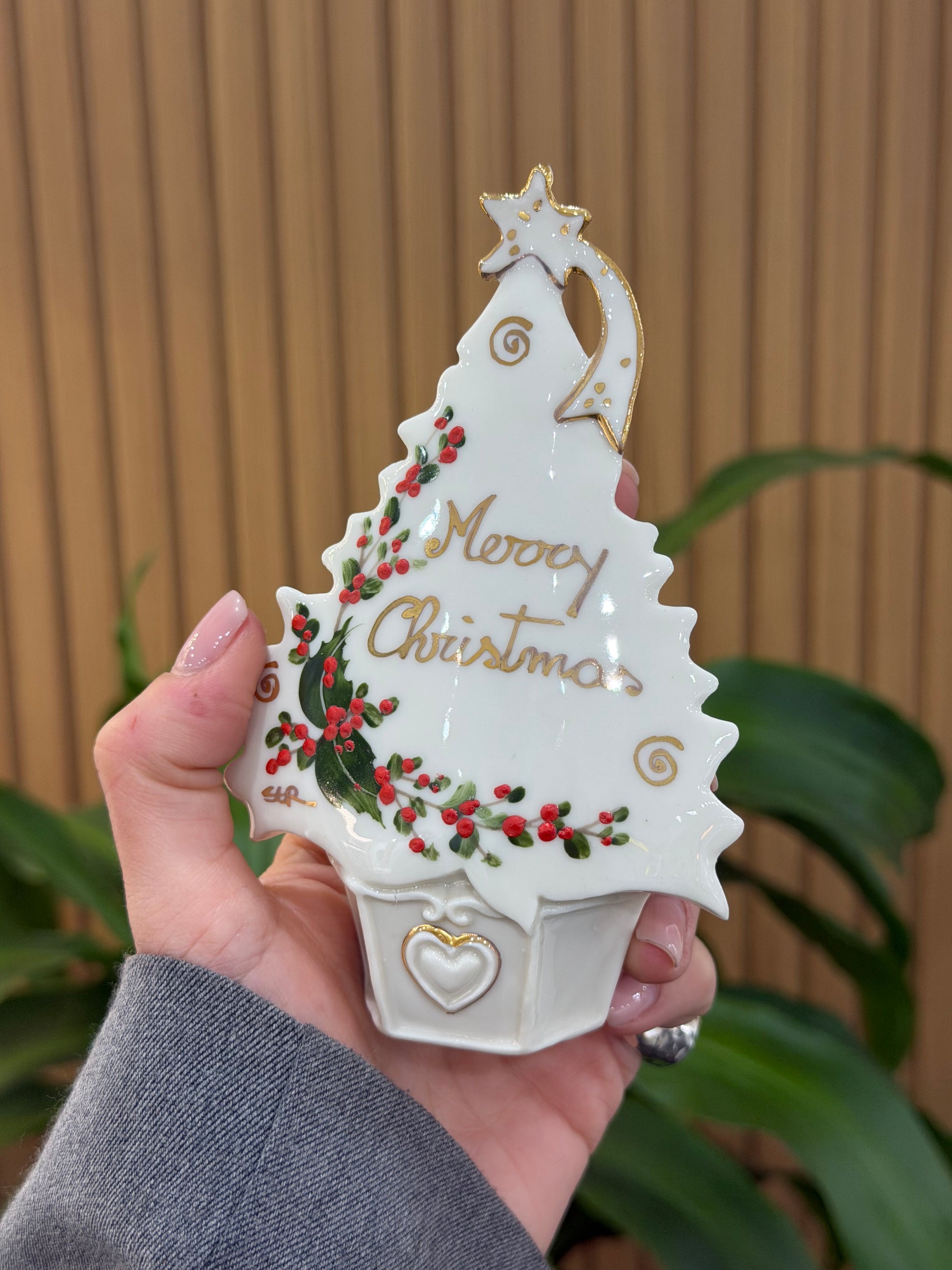 ALBERELLO MERRY CHRISTMAS CERAMICA