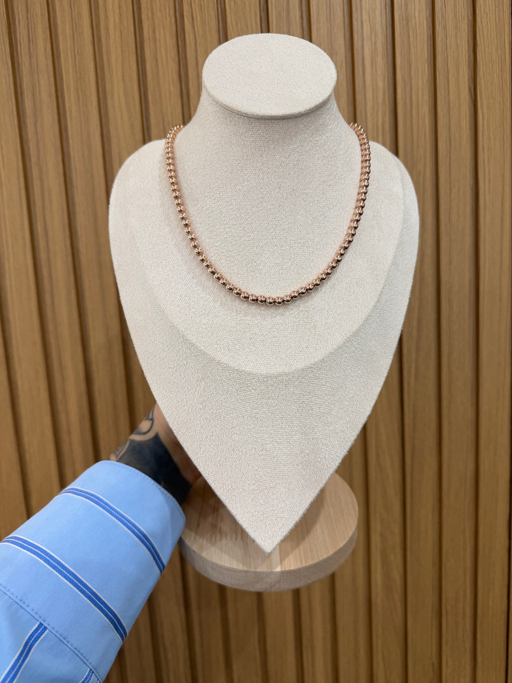 COLLANA MILLE LUCI ROSATA ARGENTO 925