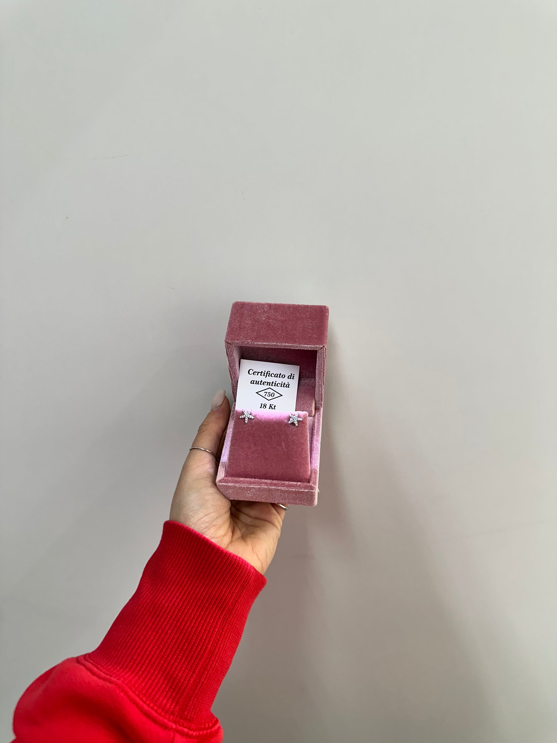 ORECCHINI STELLA MARINA ORO 18KT