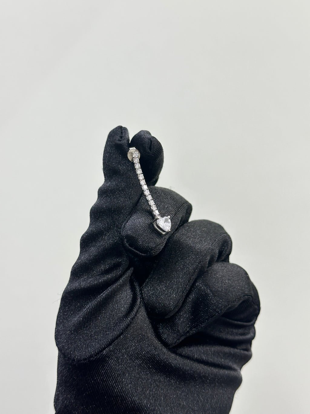 ORECCHINI TENNIS CON CUORE ARGENTO 925