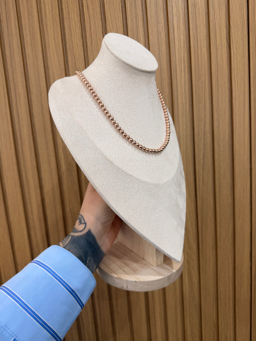 COLLANA MILLE LUCI ROSATA ARGENTO 925