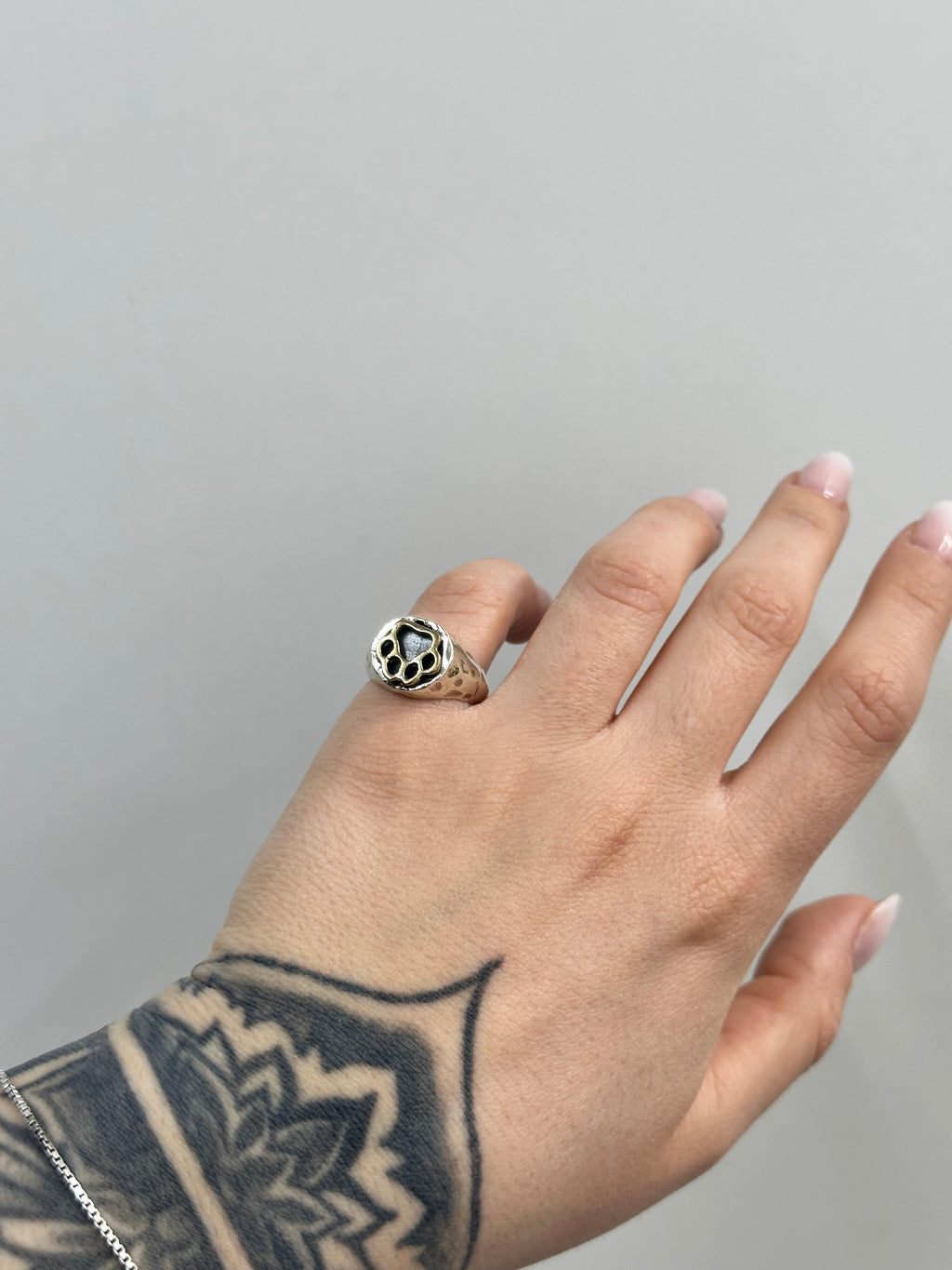 ANELLO CHEVALIER ARGENTO 925 CON ZAMPETTA