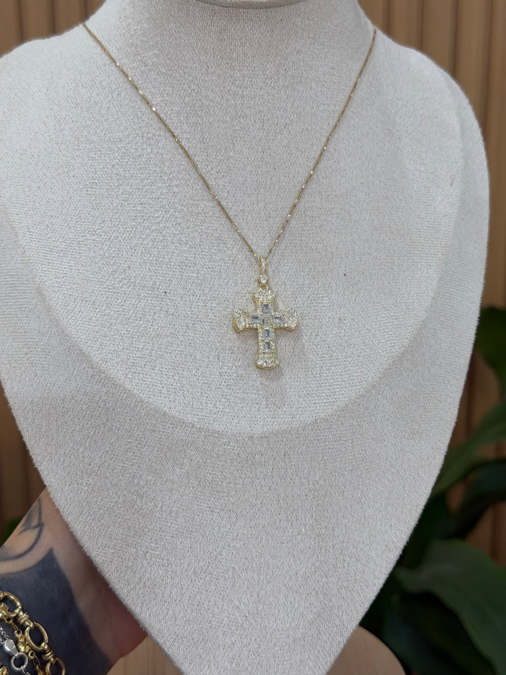 COLLANA ARGENTO 925 CROCE VALERY