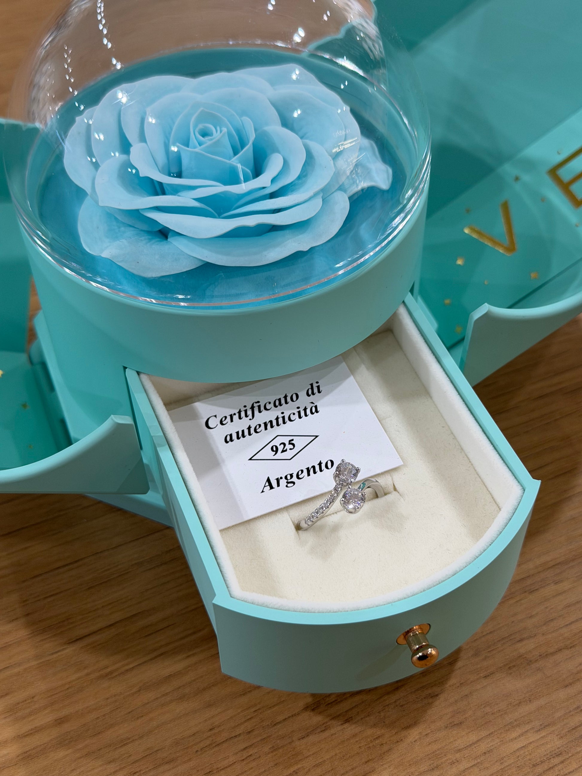 BOX PURE CON ANELLO BRIGHTER ARGENTO 925