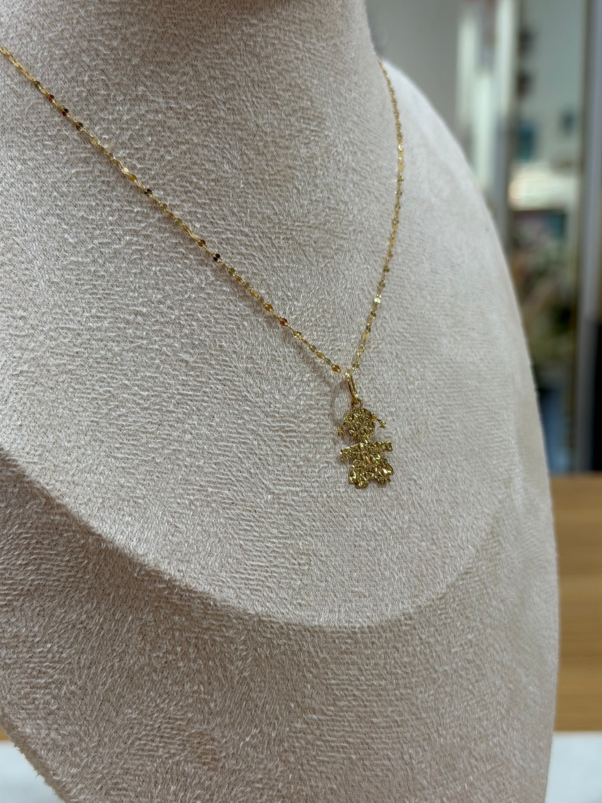 COLLANA BIMBA ORO 18KT