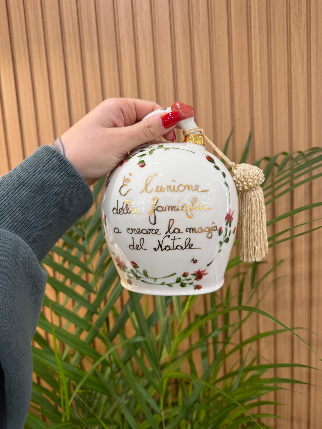 MEGA CAMPANA CERAMICA DI CAPODIMONTE NATALE