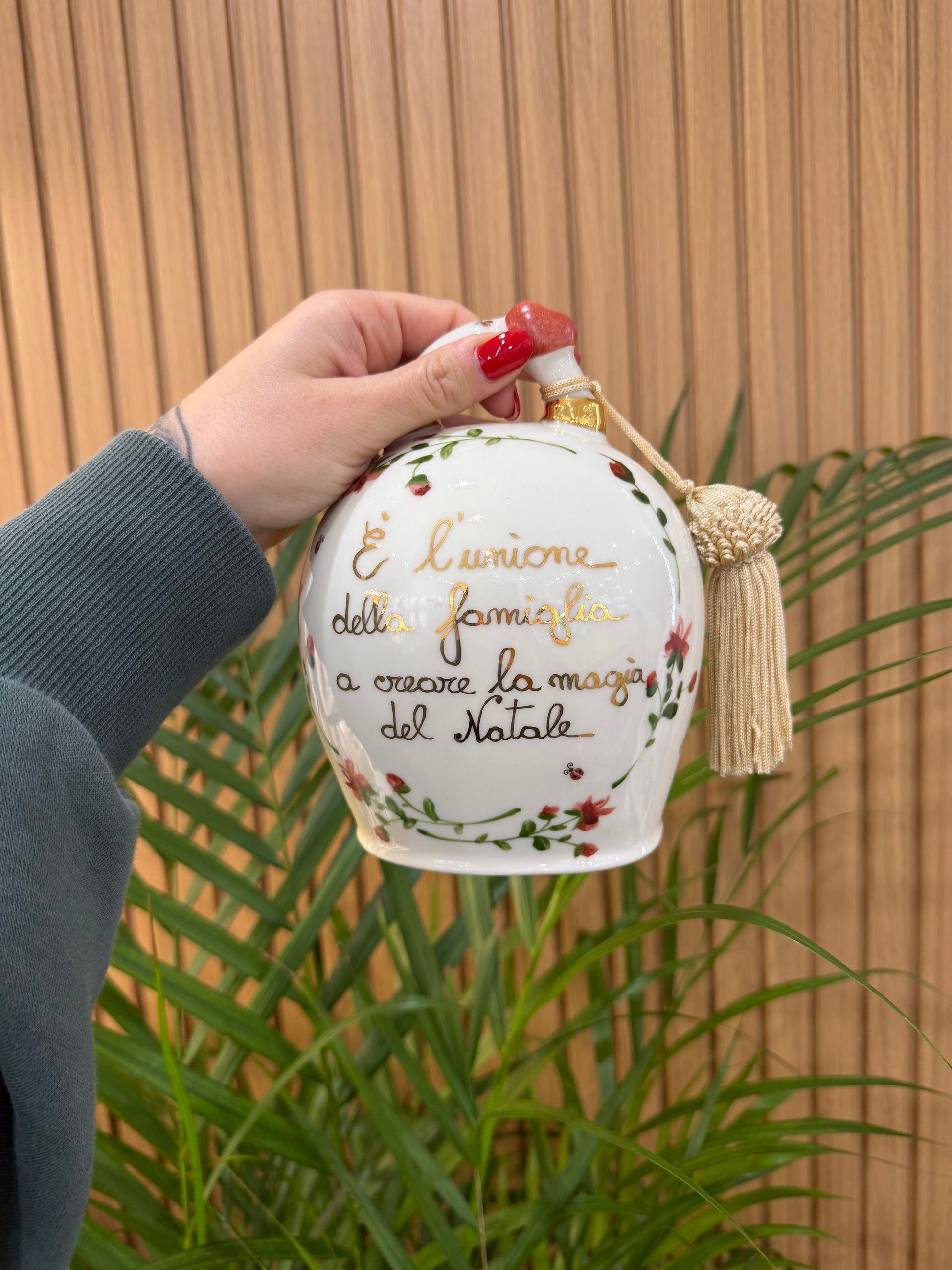 MEGA CAMPANA CERAMICA DI CAPODIMONTE NATALE