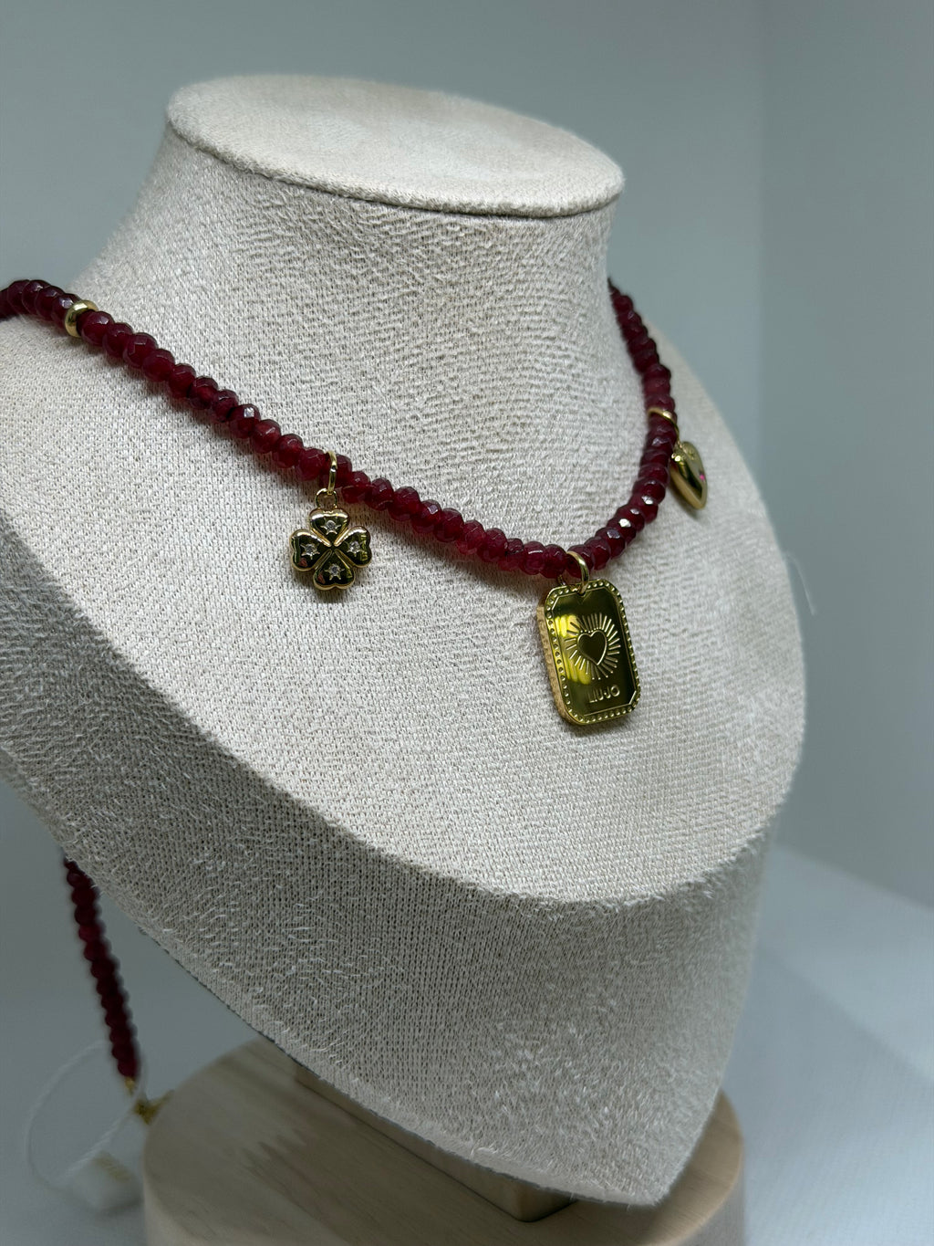 COLLANA LIU JO RED CON PENDENTI