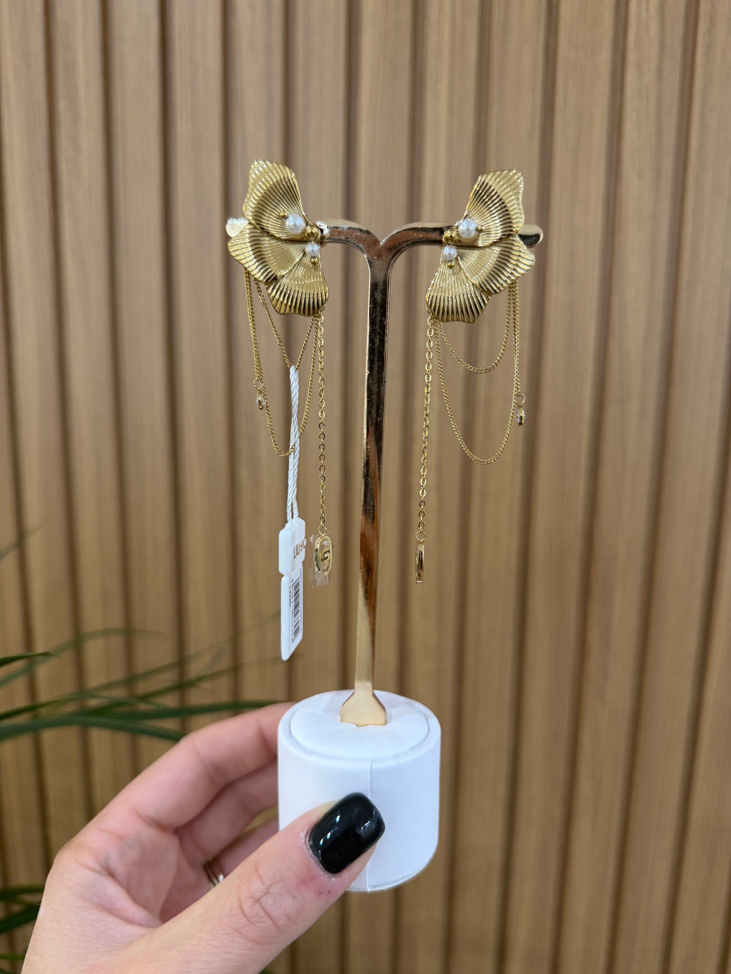 ORECCHINI PENDENTI CON MAXI FIORE LIU JO