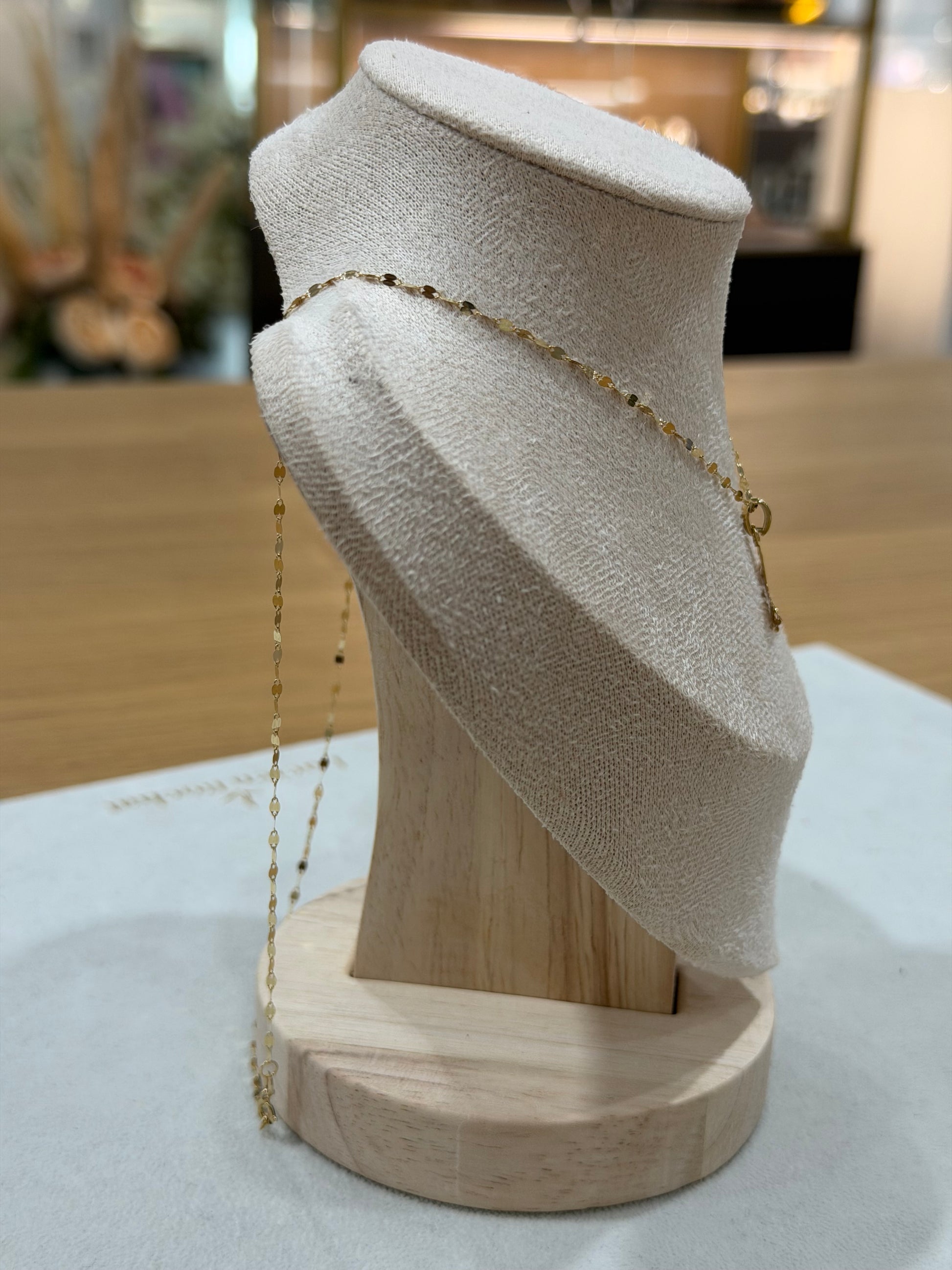 COLLANA ORO 18KT CON CIONDOLO FARFALLA