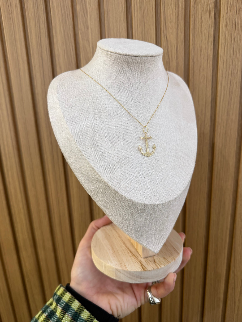 COLLANA ORO 18KT VENEZIANA CON ANCORA