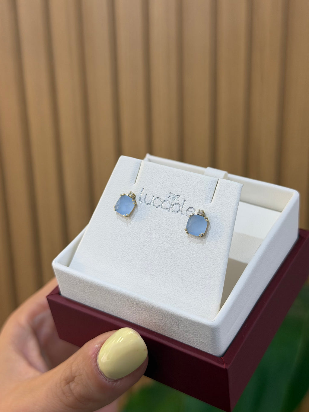 ORECCHINI LUCCIOLE PIETRA BLU