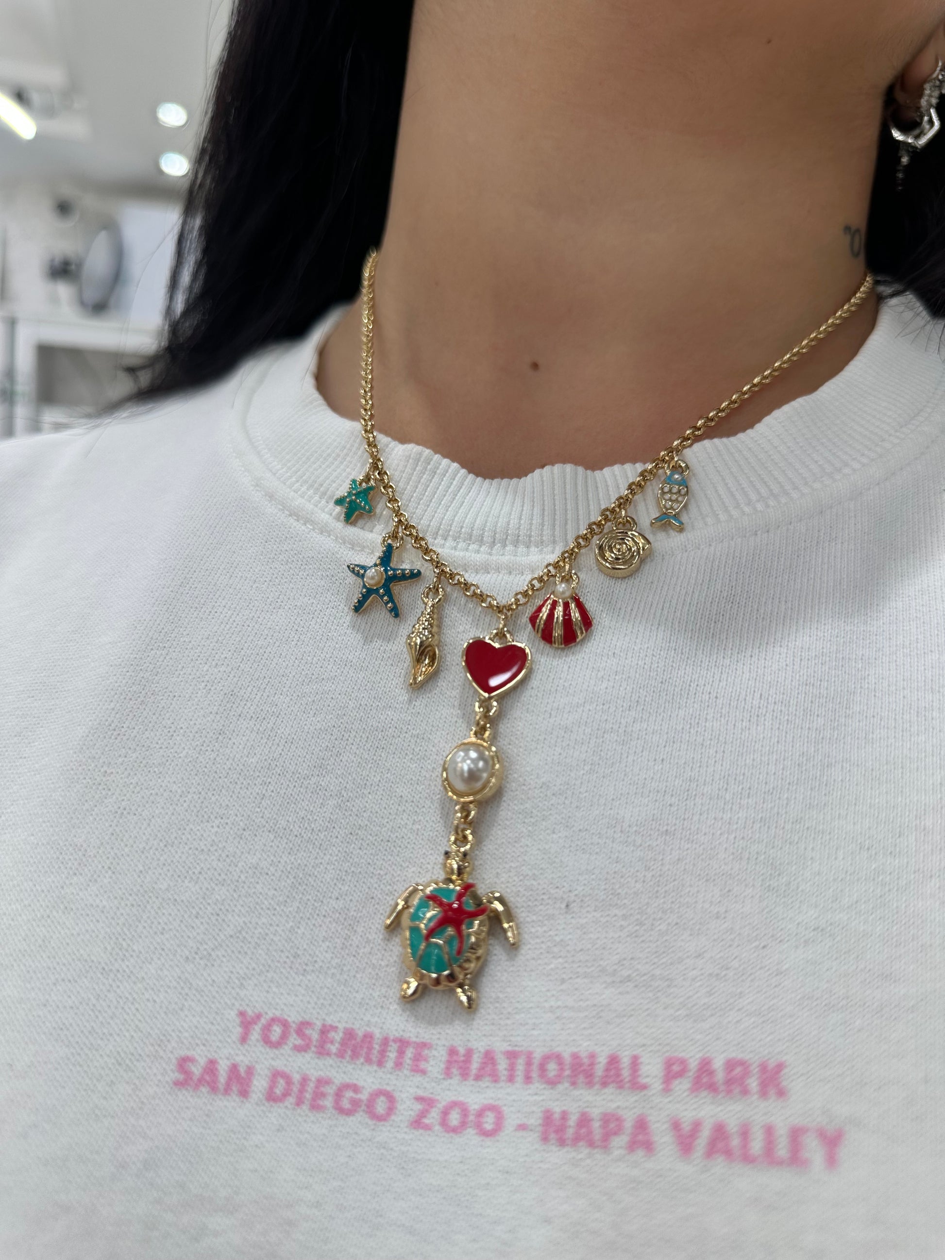 COLLANA AMO CAPRI CON TARTARUGA