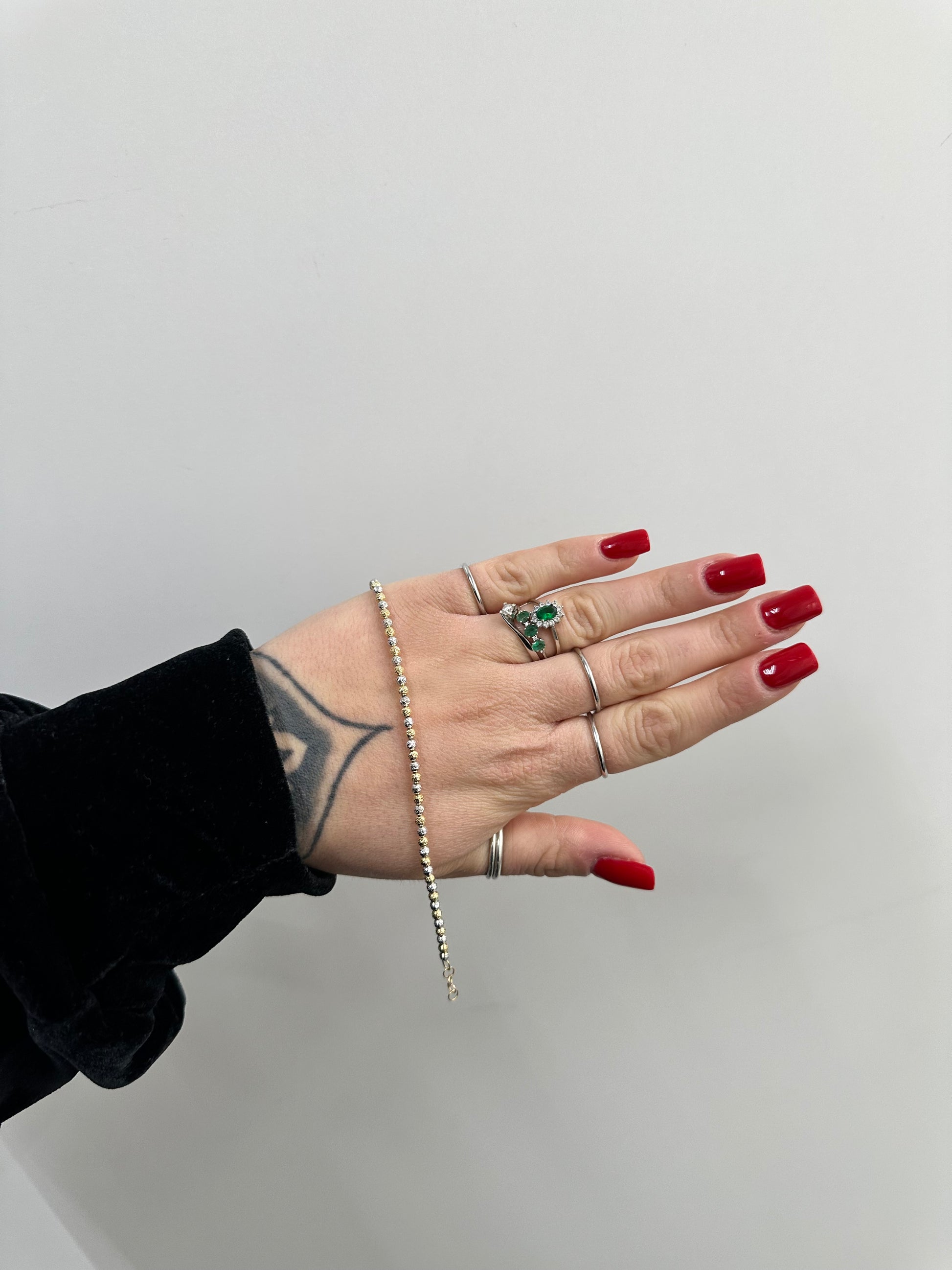 BRACCIALE MILLE LUCI BICOLORE ORO 18KT