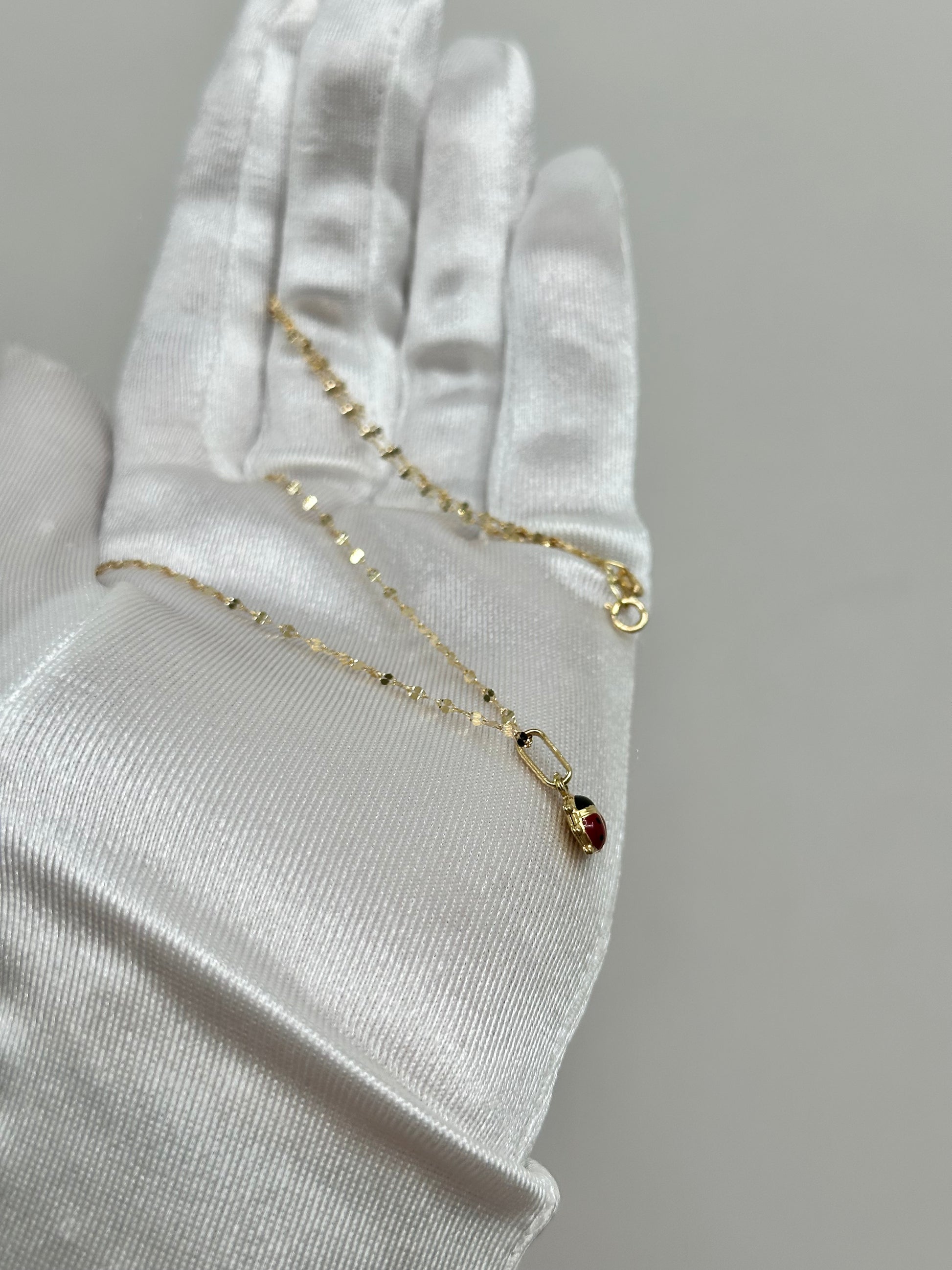 COLLANA COCCINELLA ORO 18KT
