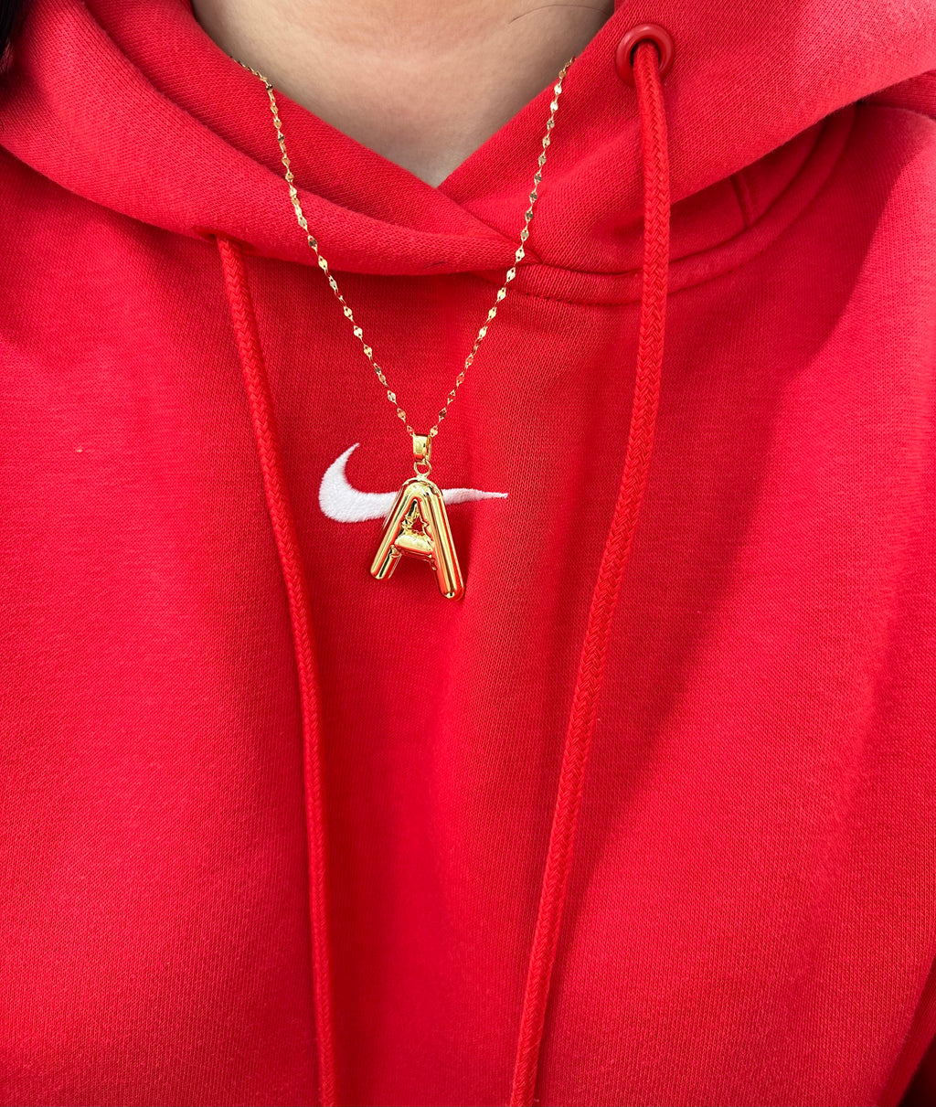 COLLANA INIZIALE A IN ORO 18KT