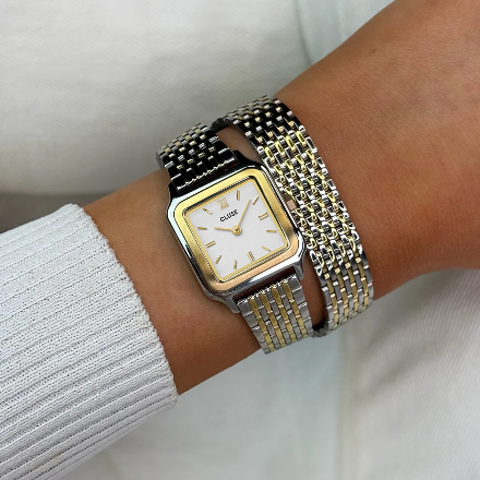 OROLOGIO CLUSE GRACIEUSE DOUBLE TWO-TONE