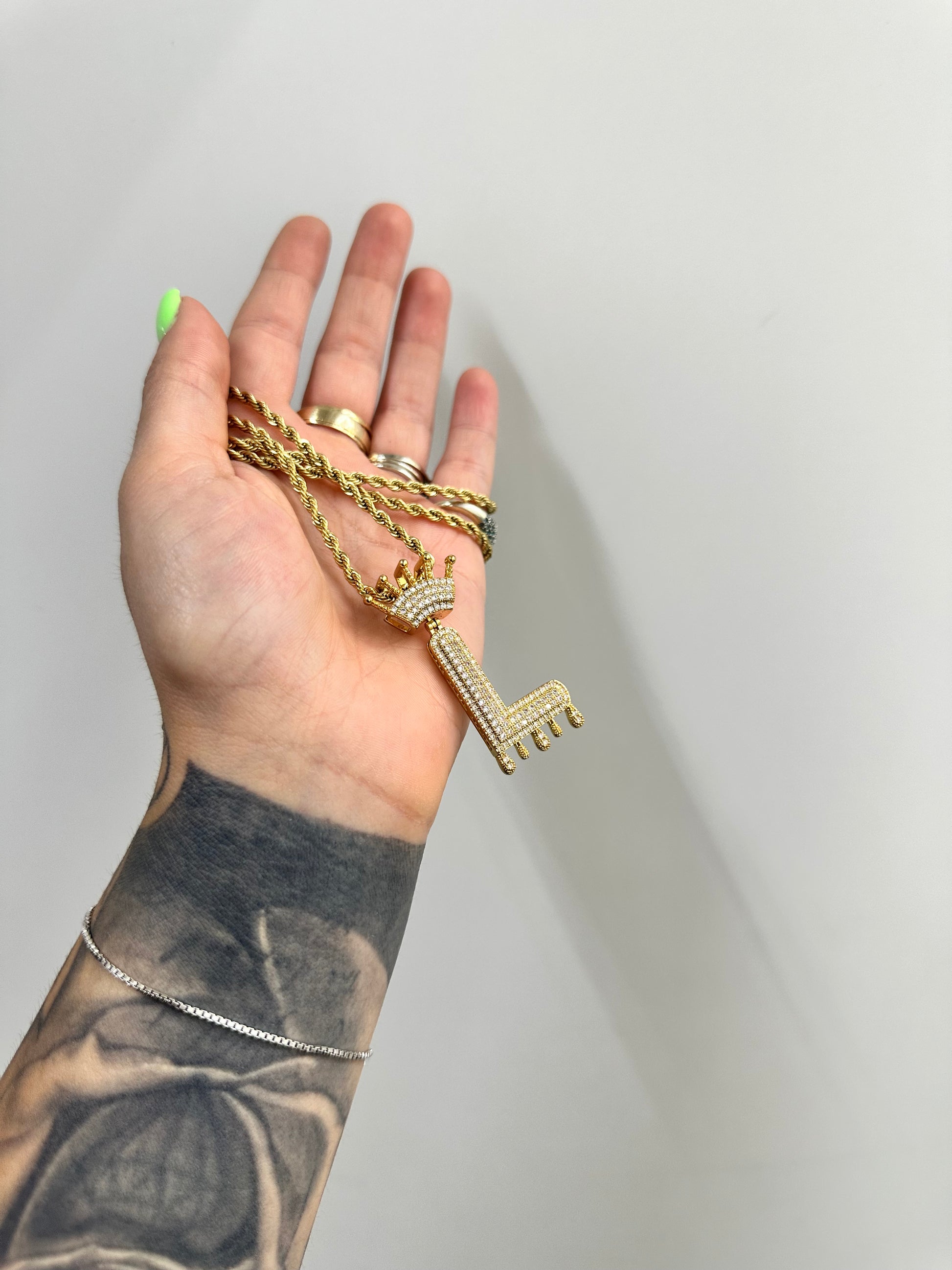 COLLANA INIZIALE DIFFERENT ACCIAIO