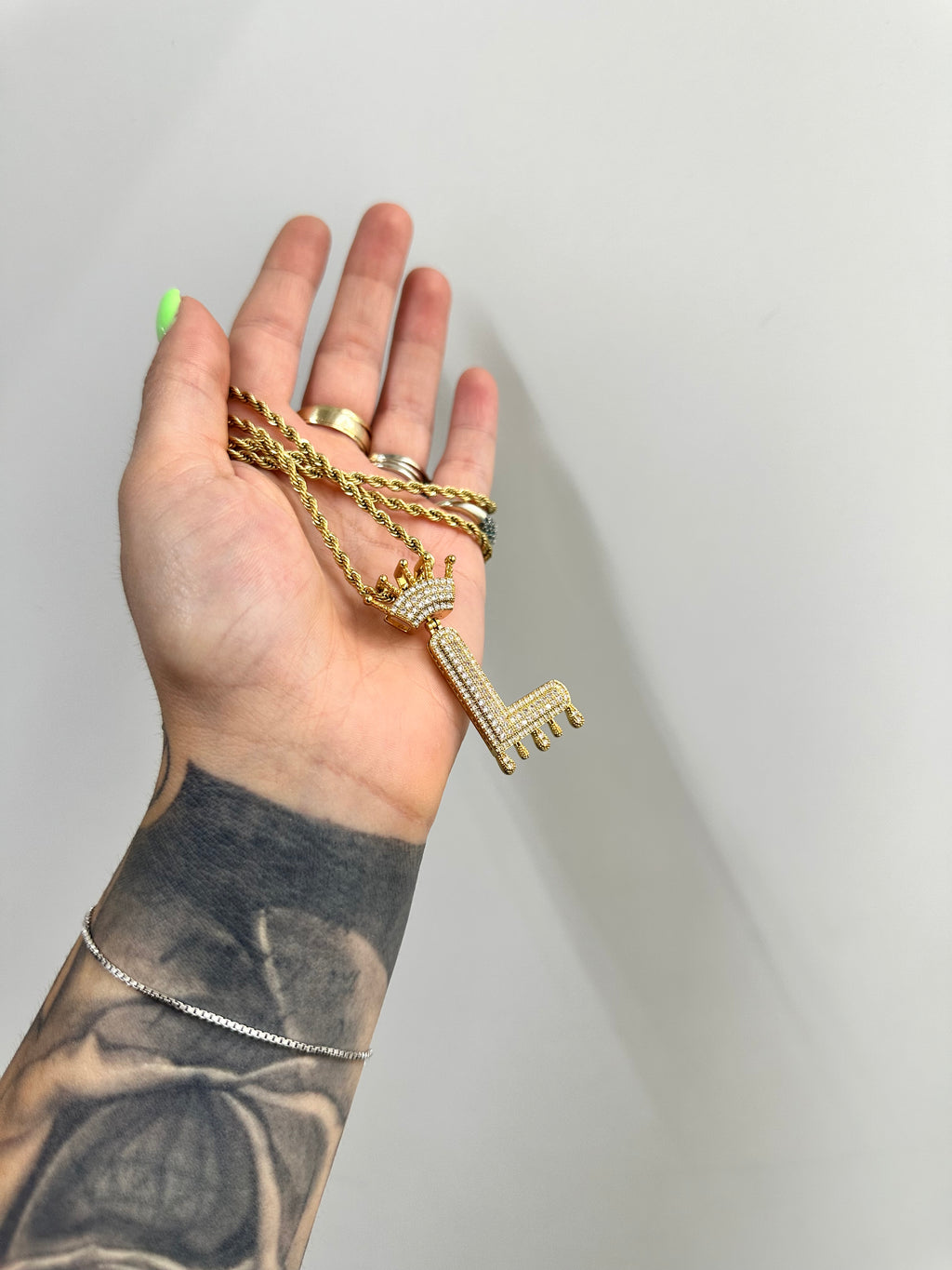 COLLANA INIZIALE DIFFERENT ACCIAIO