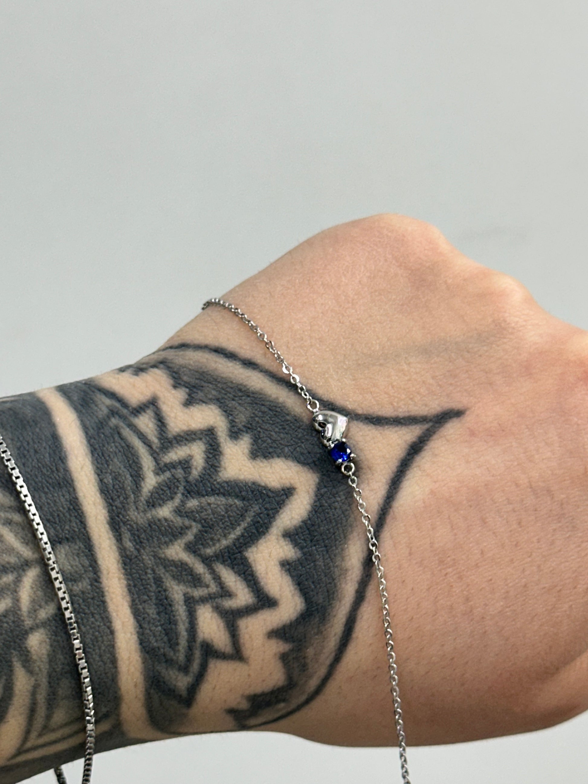 BRACCIALE CON CUORICINO E ZIRCONE LA PETITE