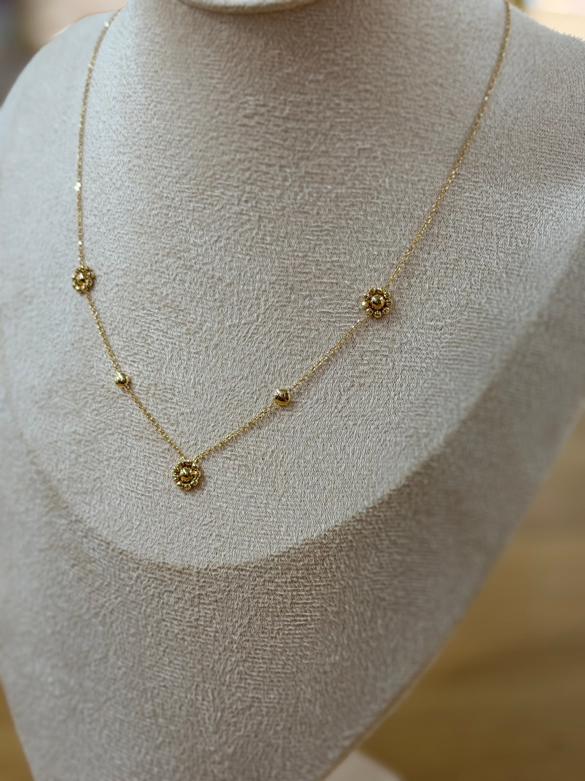 COLLANA ORO 18KT MARGHERITA