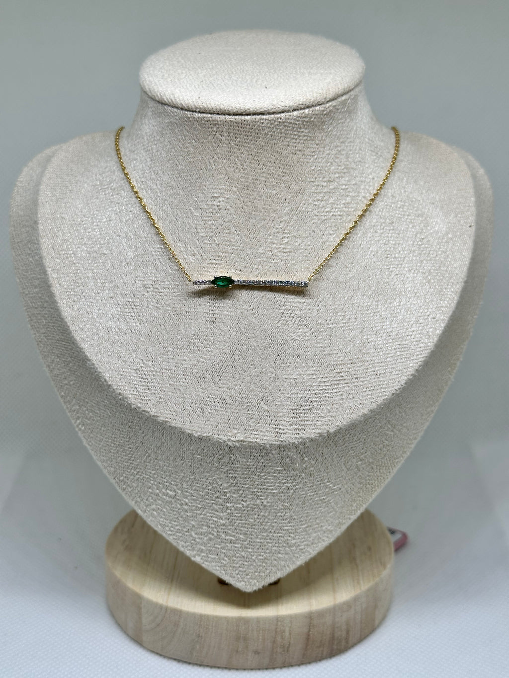 COLLANA NAVETTE SMERALDO LAURA P