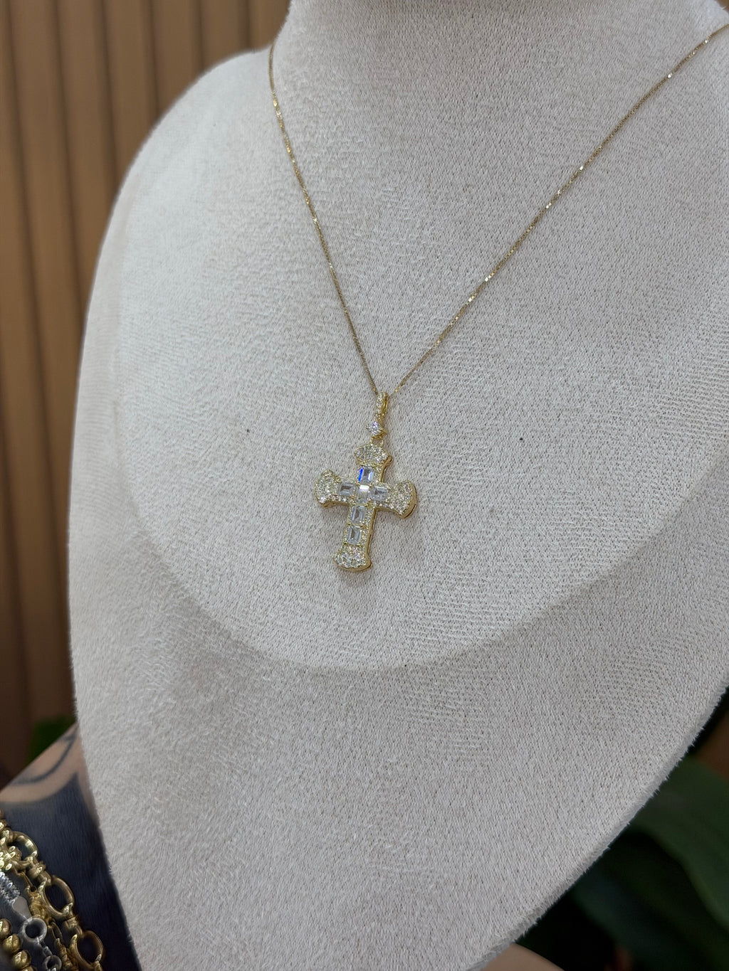 COLLANA ARGENTO 925 CROCE VALERY