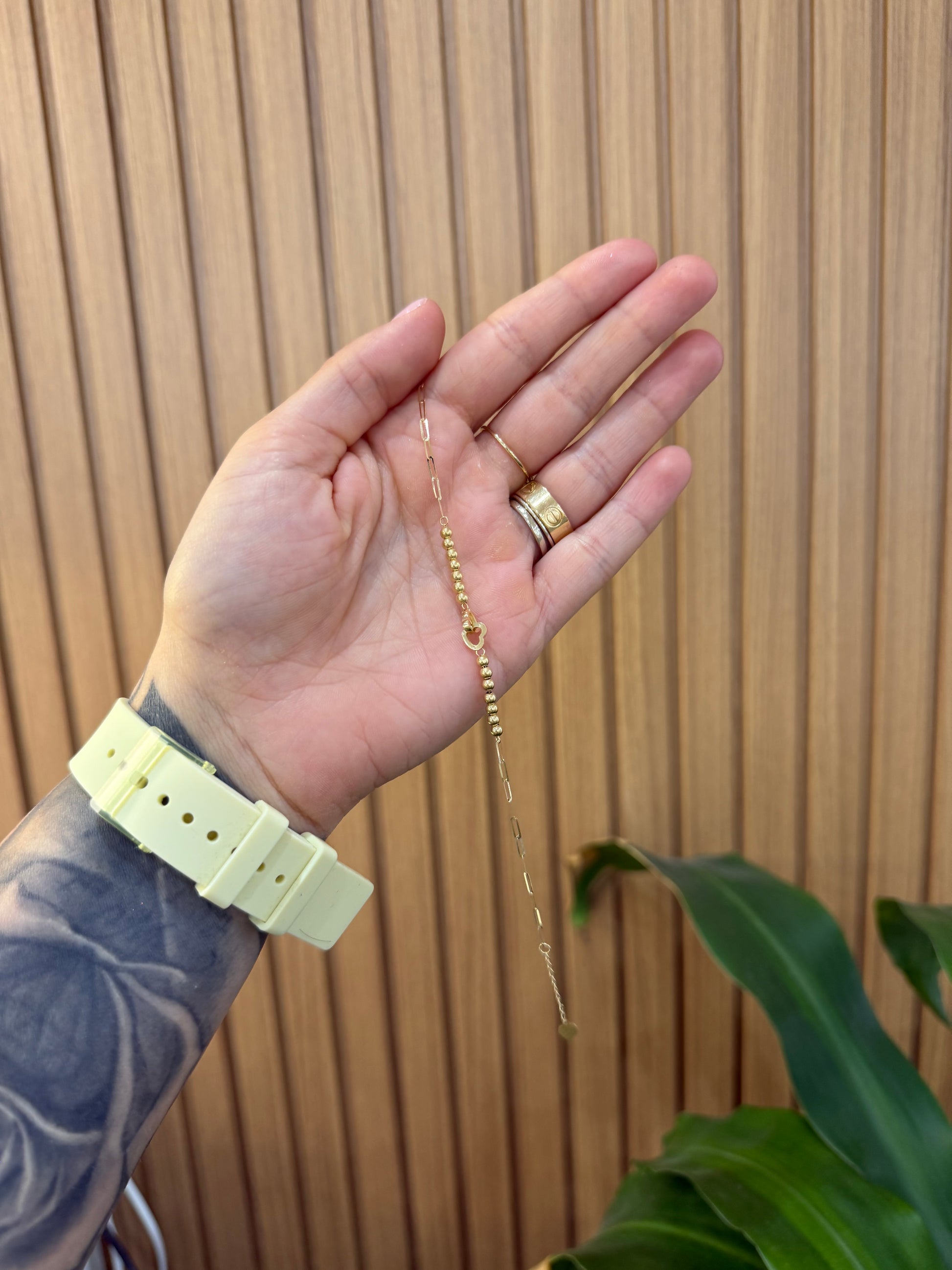 BRACCIALE ORO 18KT CUORI INTRECCIATI