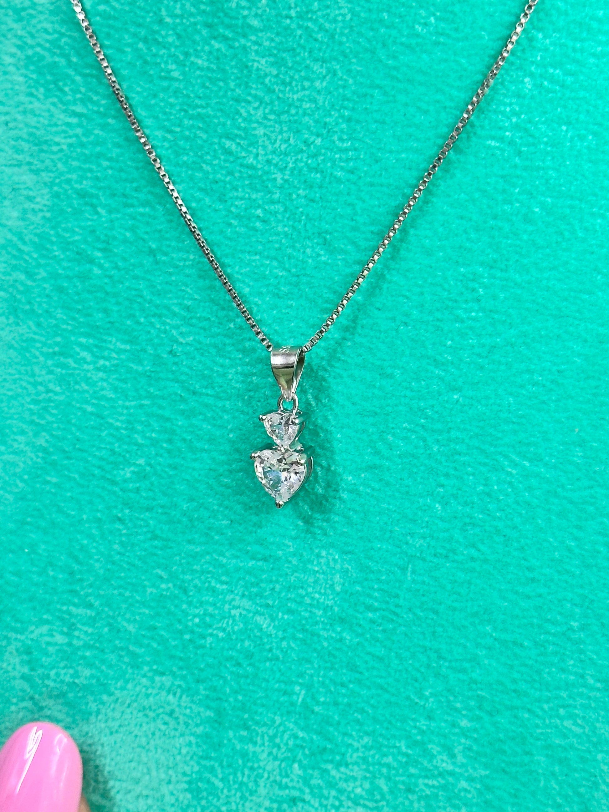 COLLANA CUORICINI ARGENTO 925
